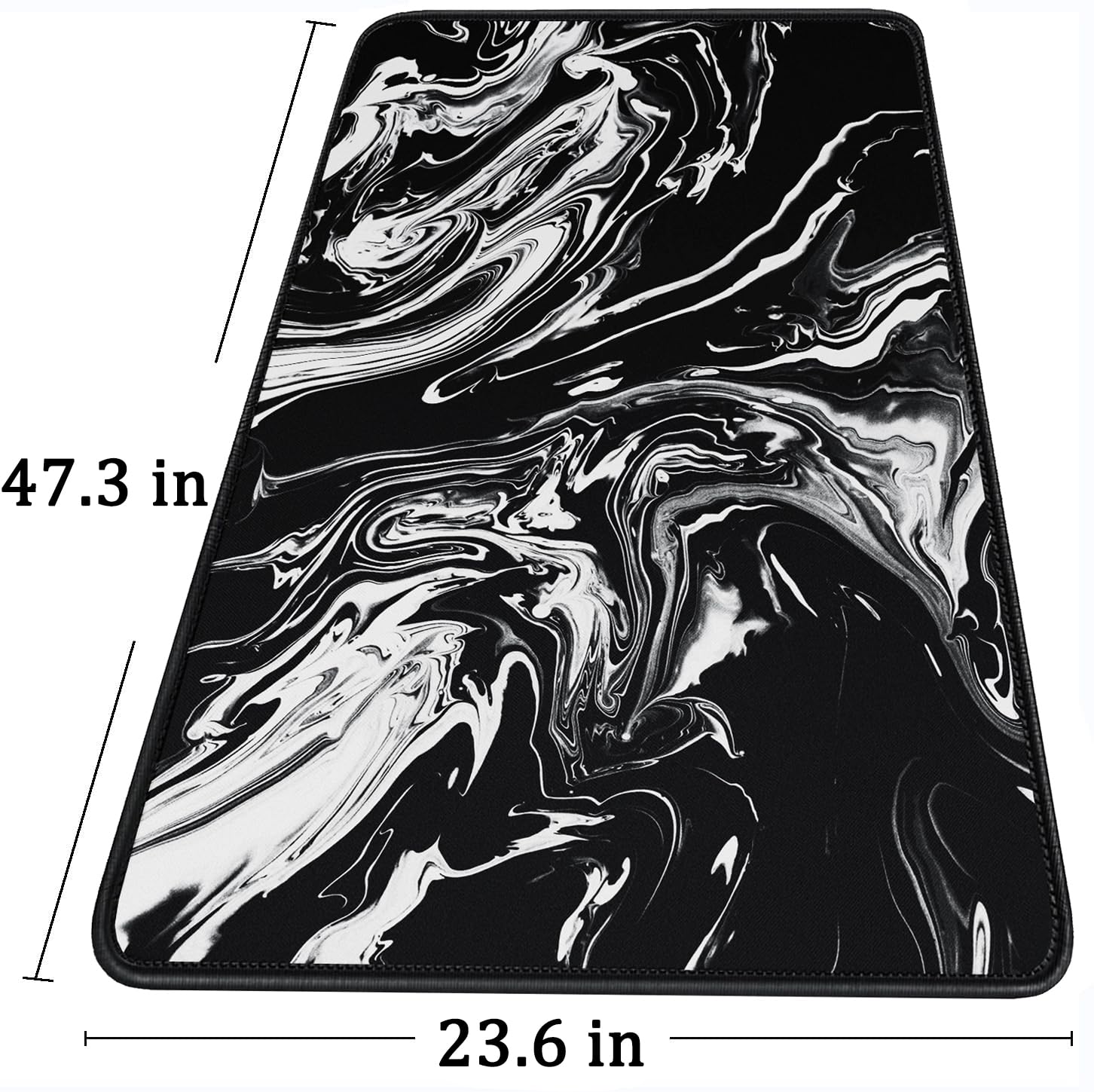 Large Extended Gaming Mouse Pad with Stitched Edges 47.3 X 23.6 in