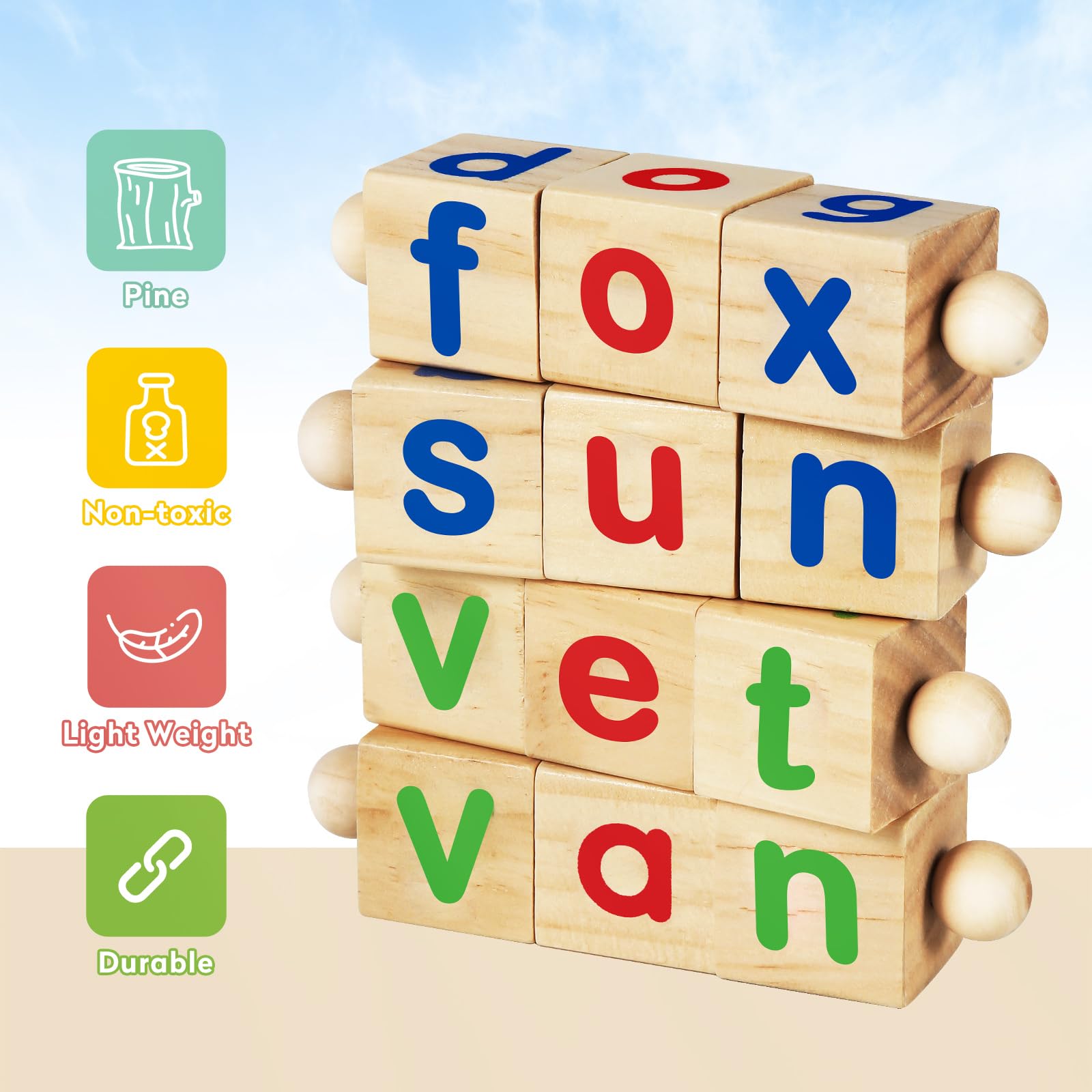 Montessori Educational Toy，Learning Activities Gift for Kid 3-6 Year