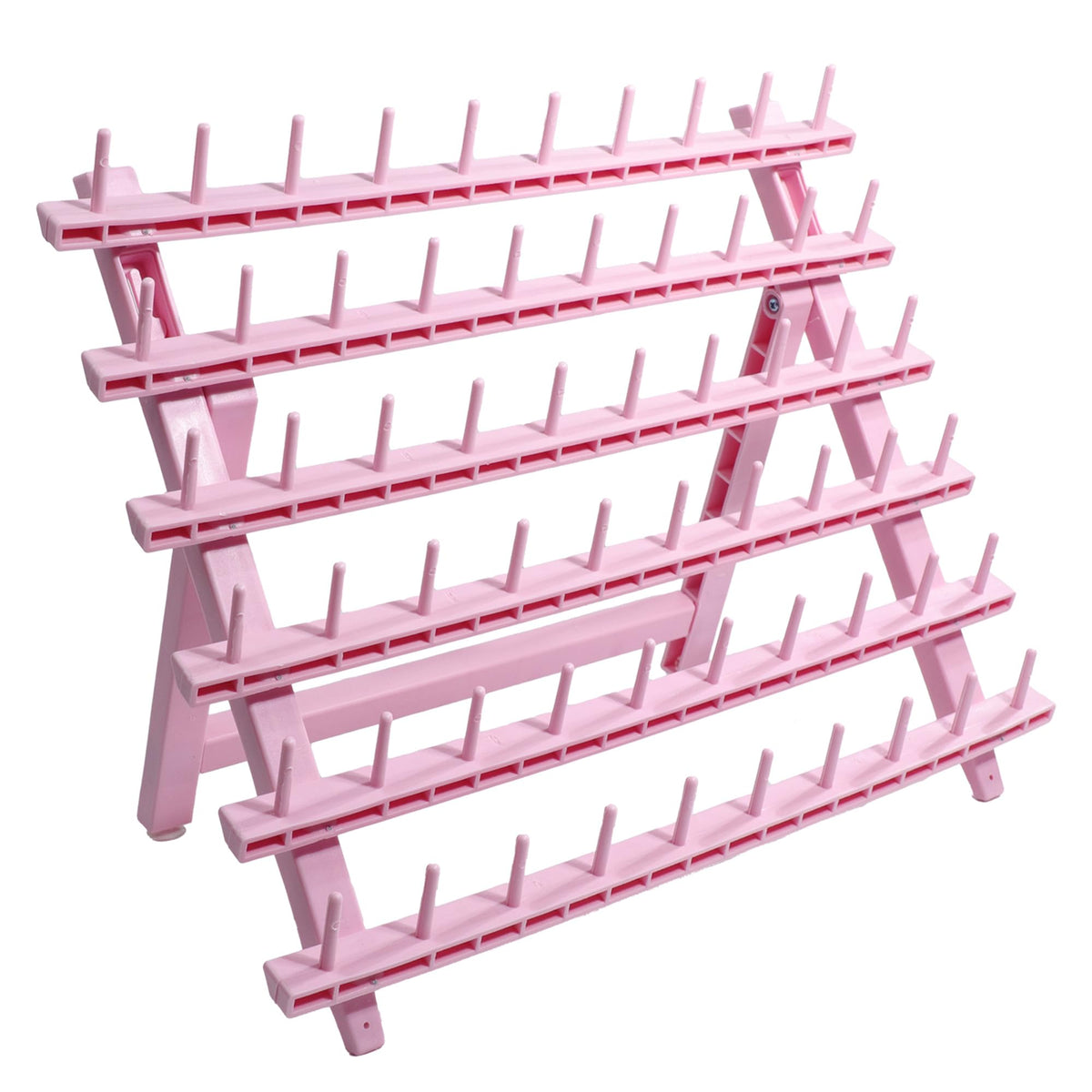 Laflare Braid Rack 60 Spools, PP Braiding Hair Stand, Thread Rack, Sewing Organizer, Quilting