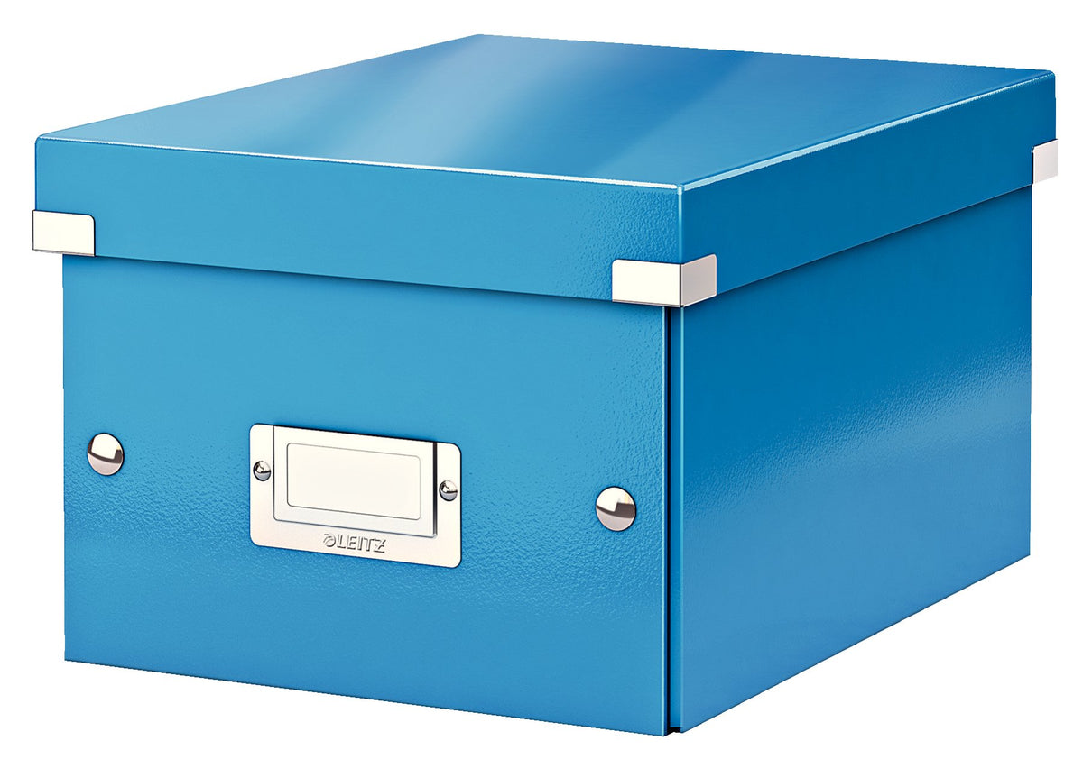 Leitz A5 Storage Box, Click and Store Range 60430001 - Small, Blue Storage Box A5