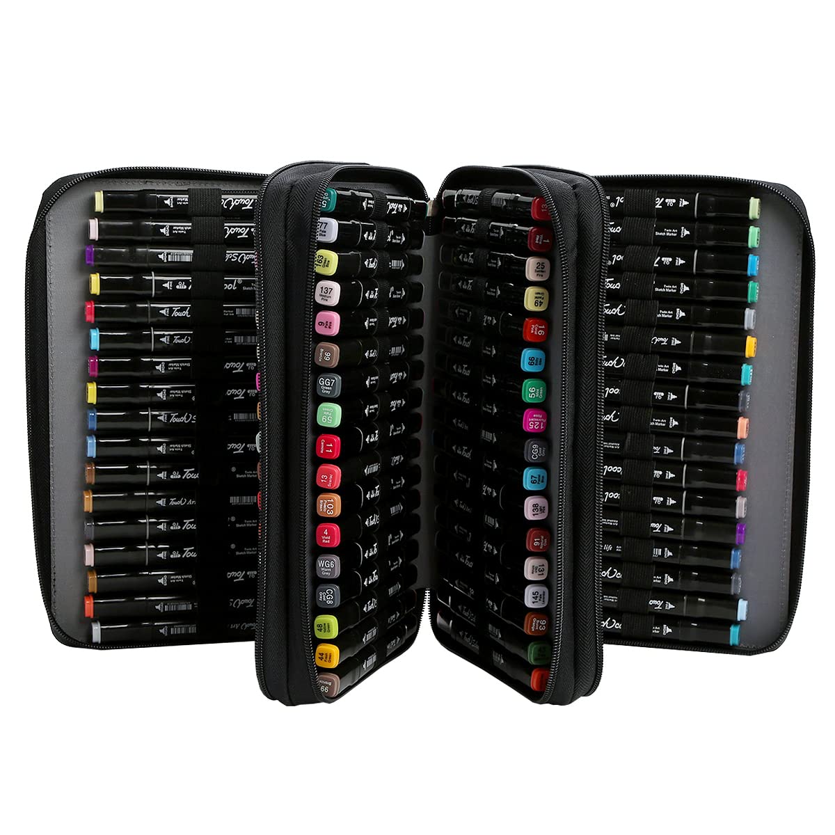 Lbxgap 102 Slots Marker Pen Organizer Case w/Handle