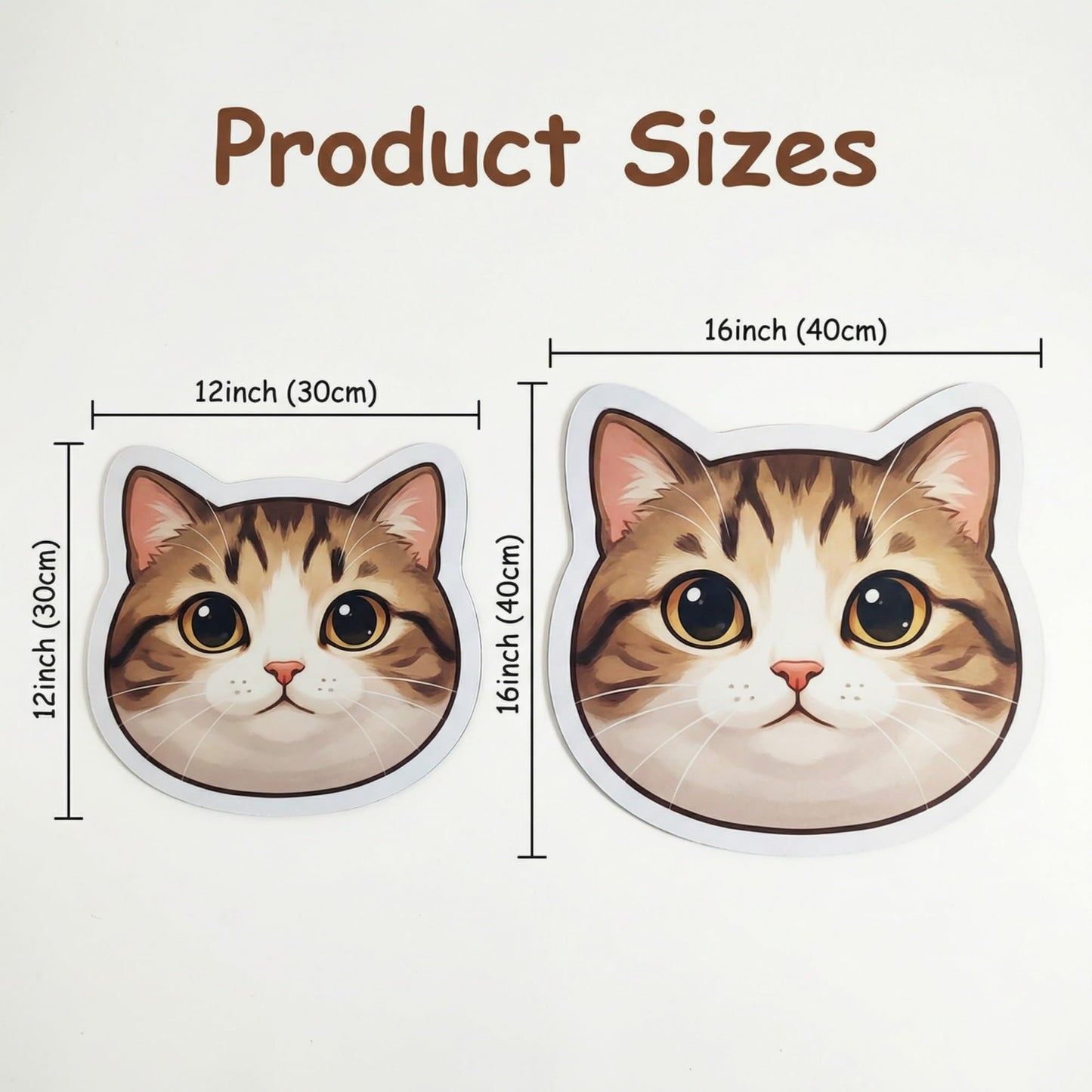 Nsipan Custom Pet Mouse Pad Personalized Mouse Pad with Dog Cat Face Photo Customized Non-Slip Desk