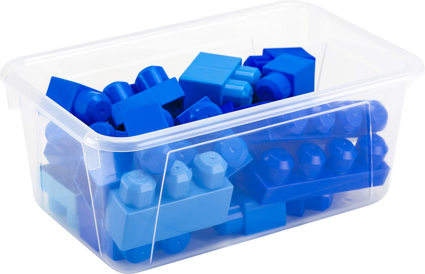 Storex Small Cubby Bins – Plastic Storage Containers for Classroom, 12.2 x 7.8 x 5.1 inches