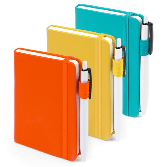 feela Pocket Notebook Journals, Mini Cute Small Hardcover College Ruled Notepad Office School