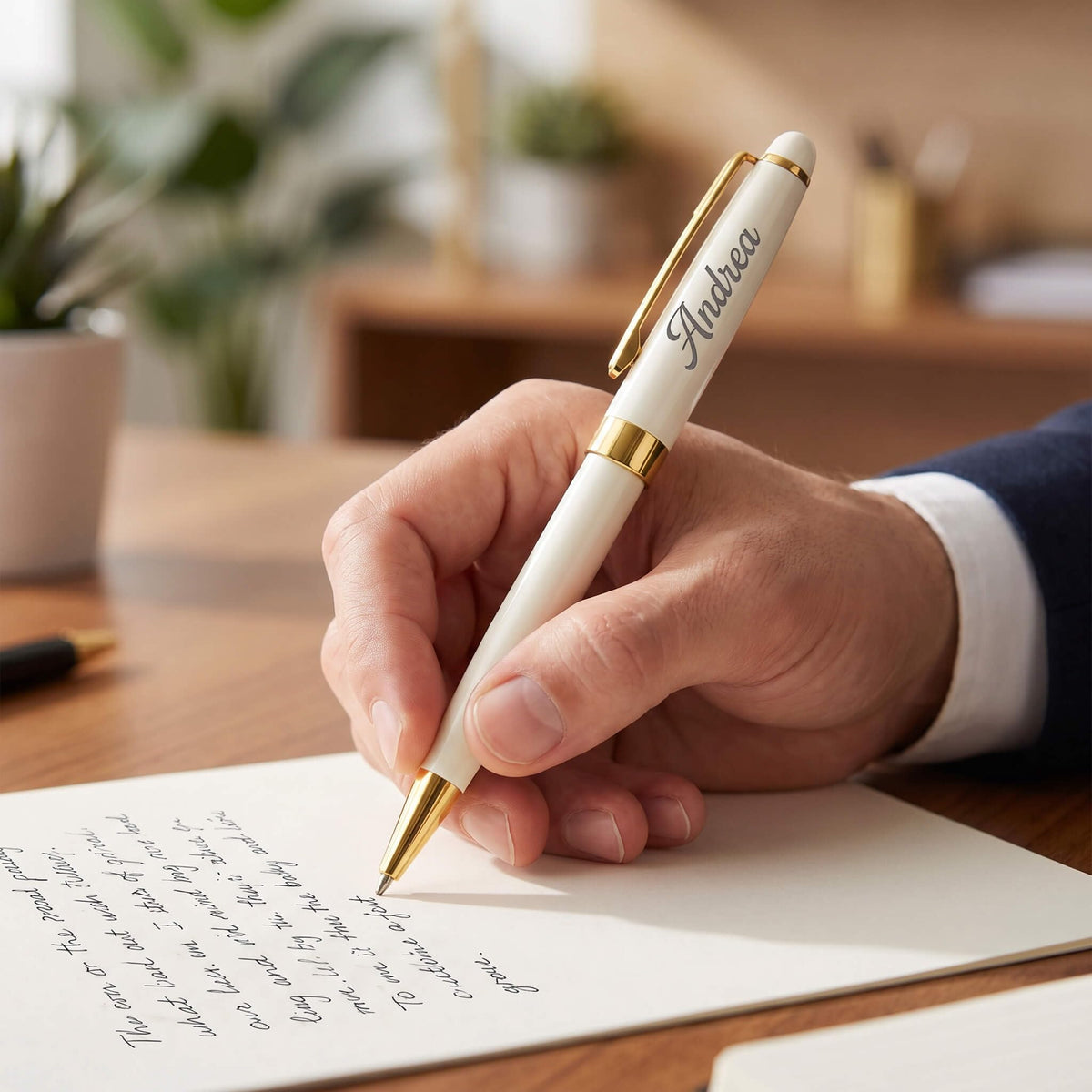 Ancolo Personalized Office Ballpoint Pens - Executive Writing Gift Pens