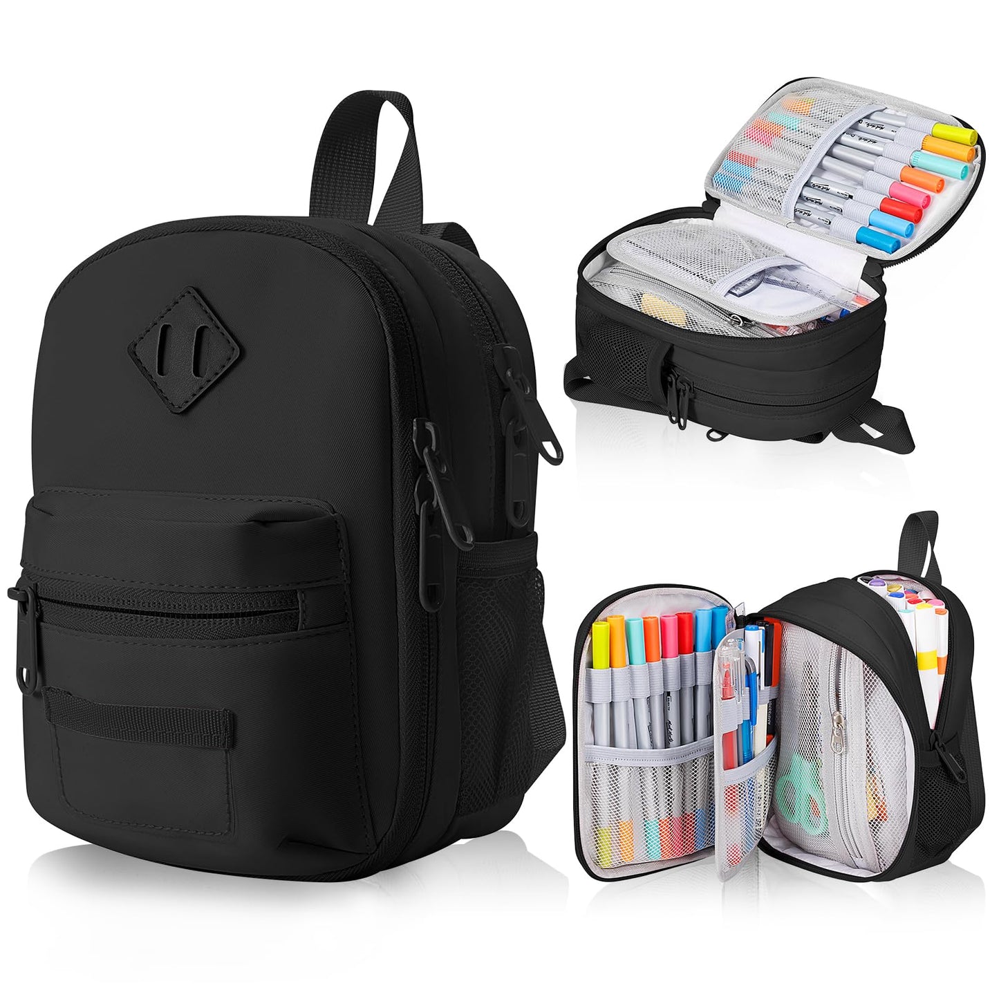 Large Capacity Pencil Case, Mini Backpack Pencil Case, Storage High Capacity Bag Pouch Holder
