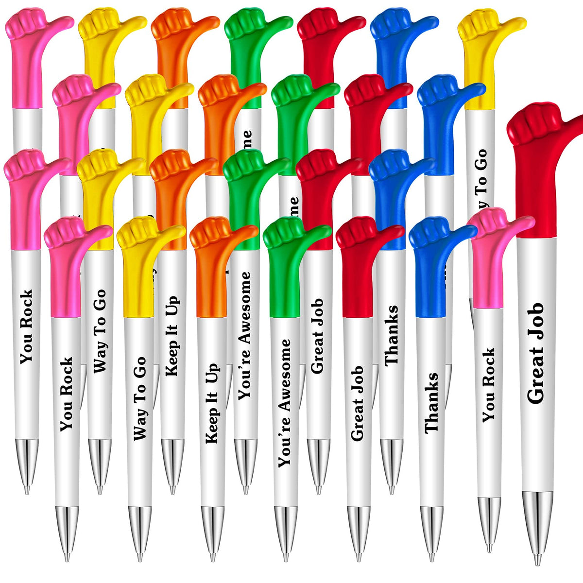 Woanger 90 Pieces Thank You Pens Thumb up Pens Employee Appreciation Gifts