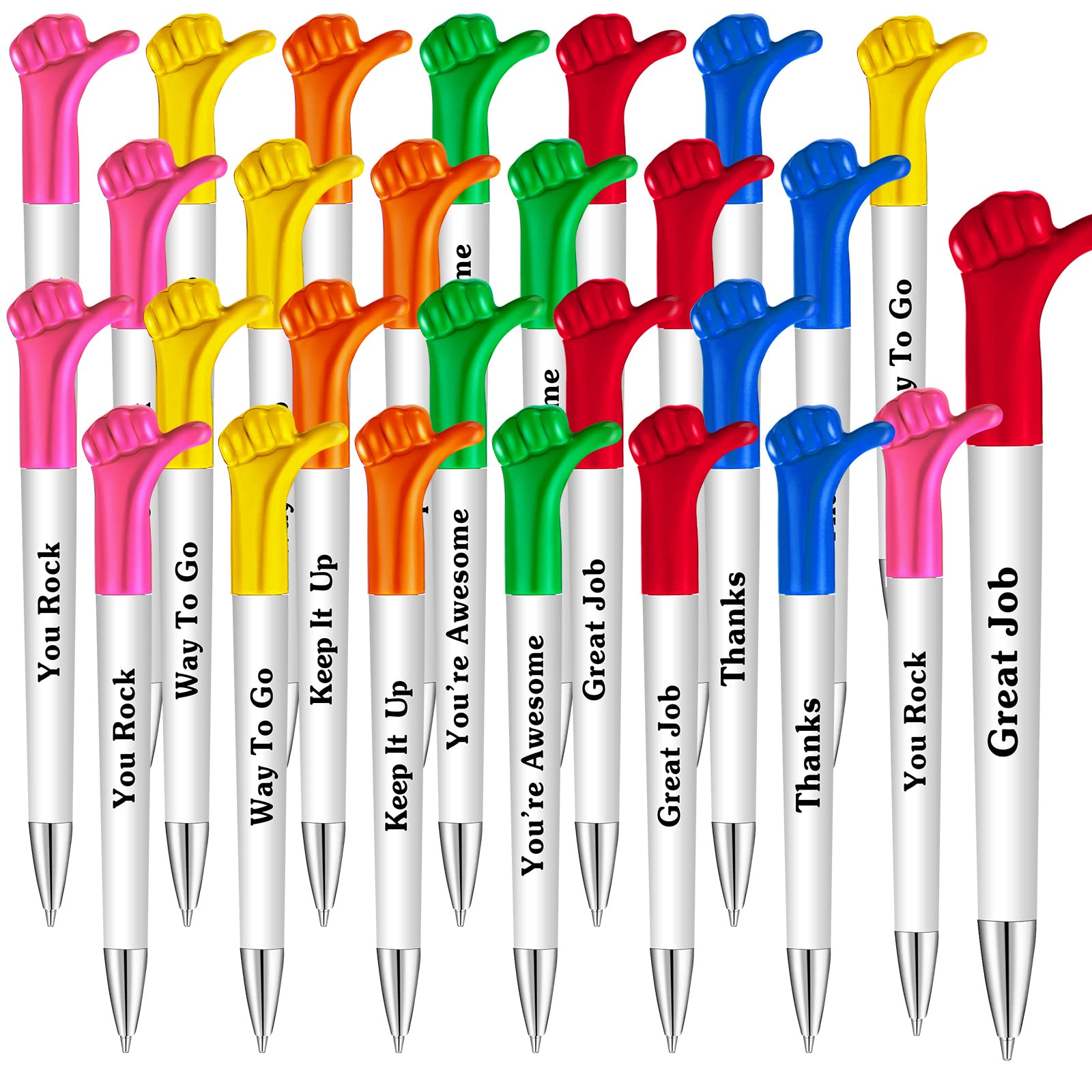 Woanger 90 Pieces Thank You Pens Thumb up Pens Employee Appreciation Gifts