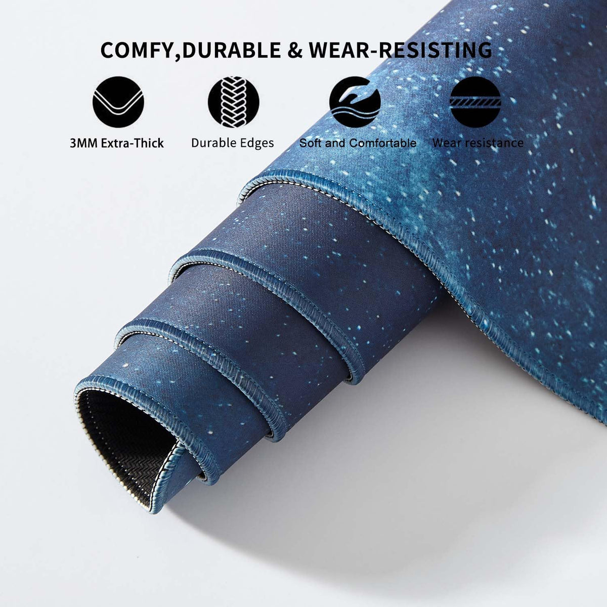 DOBAOJIA Galaxy Mouse Pad, Mouse Keyboard Pad XXL 31.5” x 15.8”