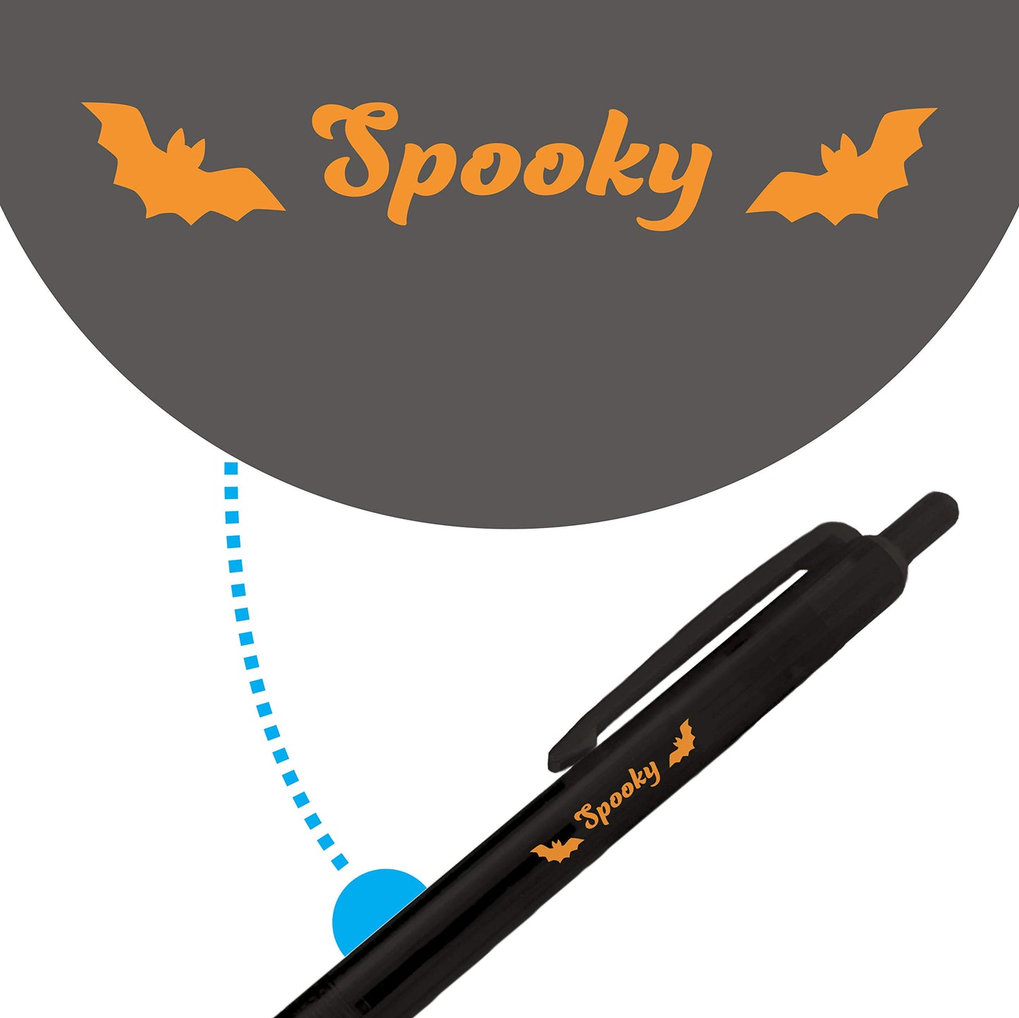 Greeting Pen Happy Halloween Pens- 3 Designs Translucent 12 Pen Set 46001