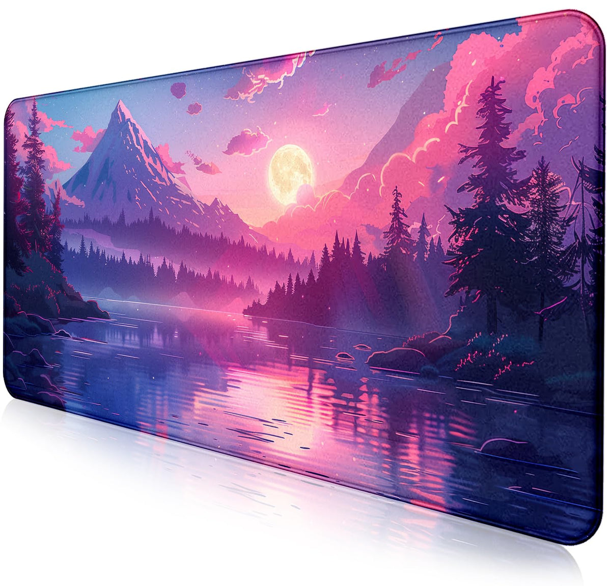 Sunset Mountain Landscape Extended Mouse Pad Game Office Sewing Table Mat