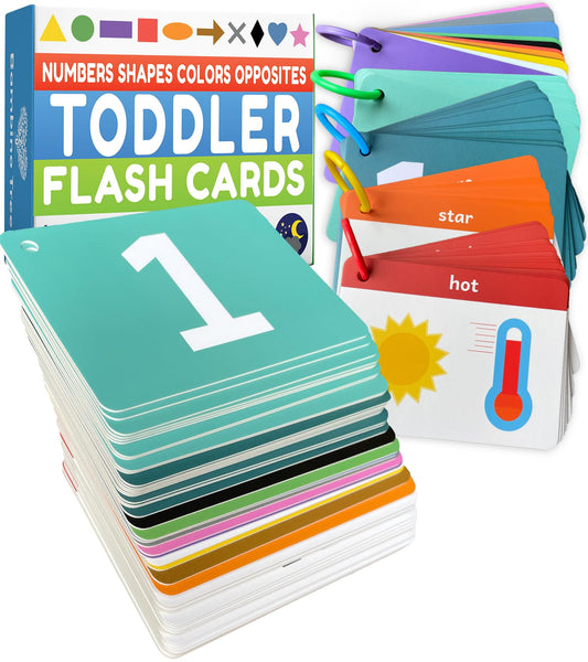 Colors, Numbers, Shapes, Opposites Flash Cards