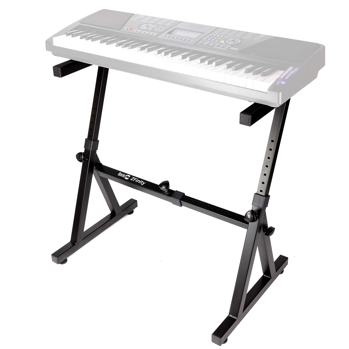 RockJam RJZZ363 Z Style Keyboard Stand, Heavy Duty & Height Adjustable
