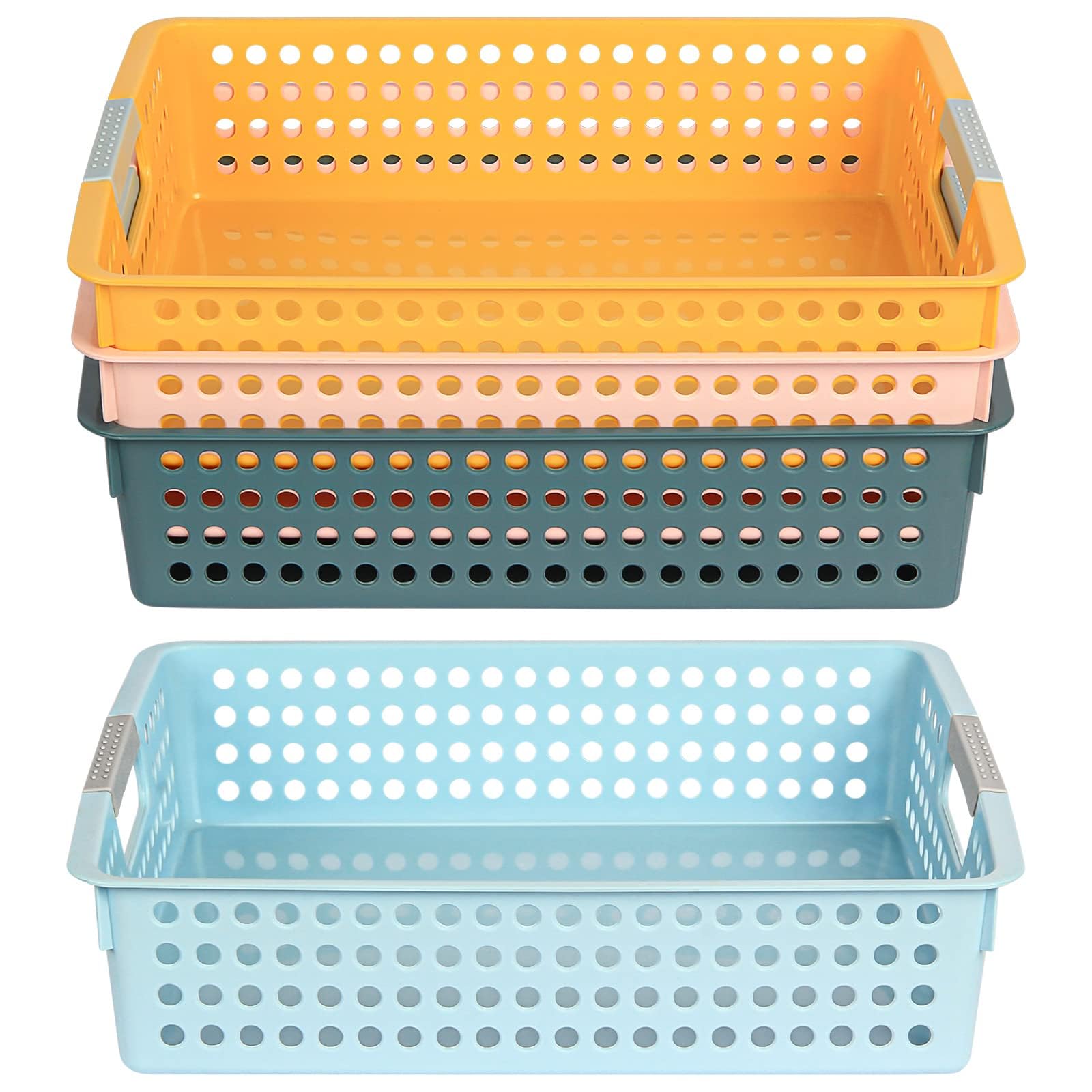 4Pcs Classroom Organization and Storage Paper Tray Holds,Holds 4A Paper