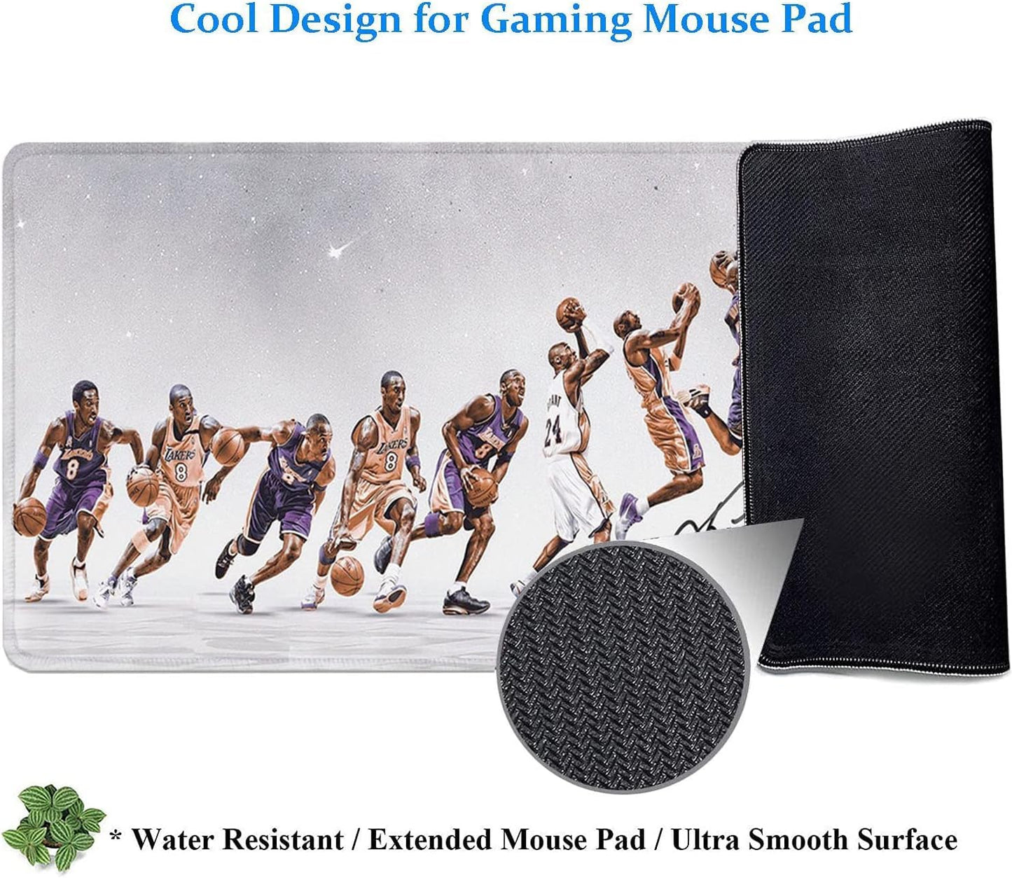 RTGGSEL 31.5x11.8 Inch Non-Slip Long Extended Large Gaming Mouse Pad with Stitched Edges XL Laptops