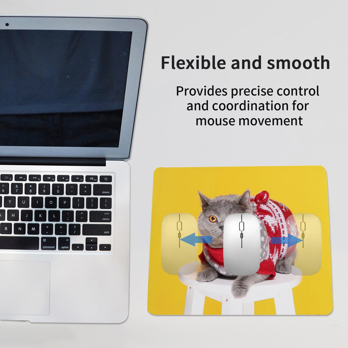 30 PCS White Mouse pad for Heat Press Printing, Mousepad for Heat Transfer Crafts Custom Photos Non