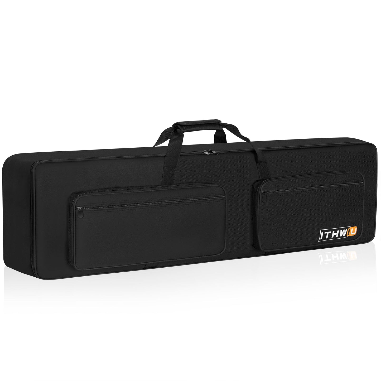 ITHWIU Padded 8mm Shockproof 88 Keys Keyboard Case Electric Piano Padded Keyboard Gig Bag