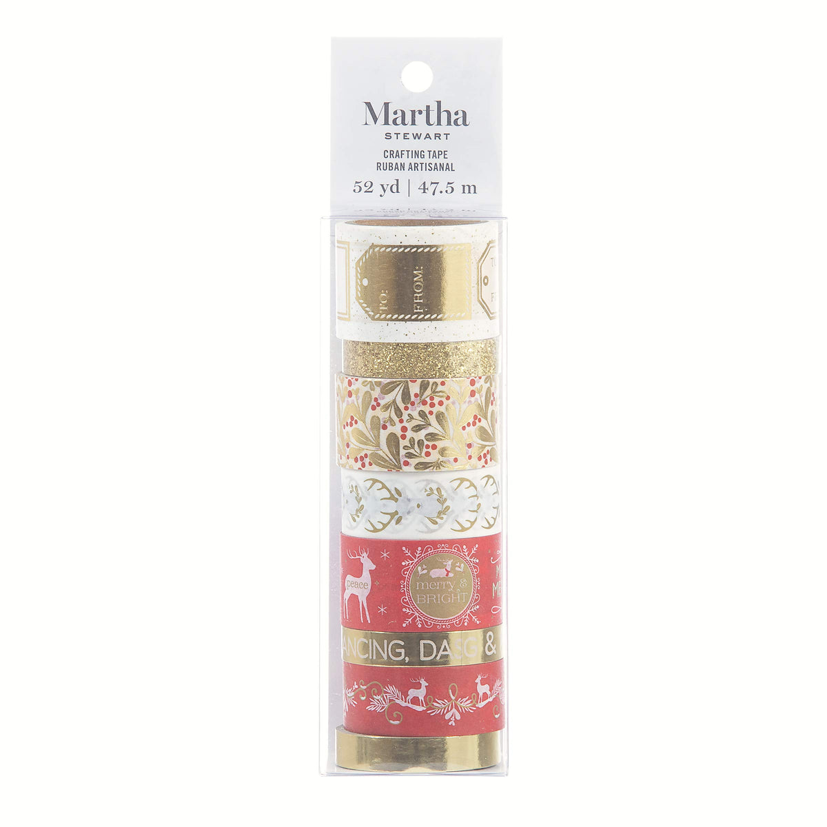 Martha Stewart Washi Tape-Traditional, Assorted