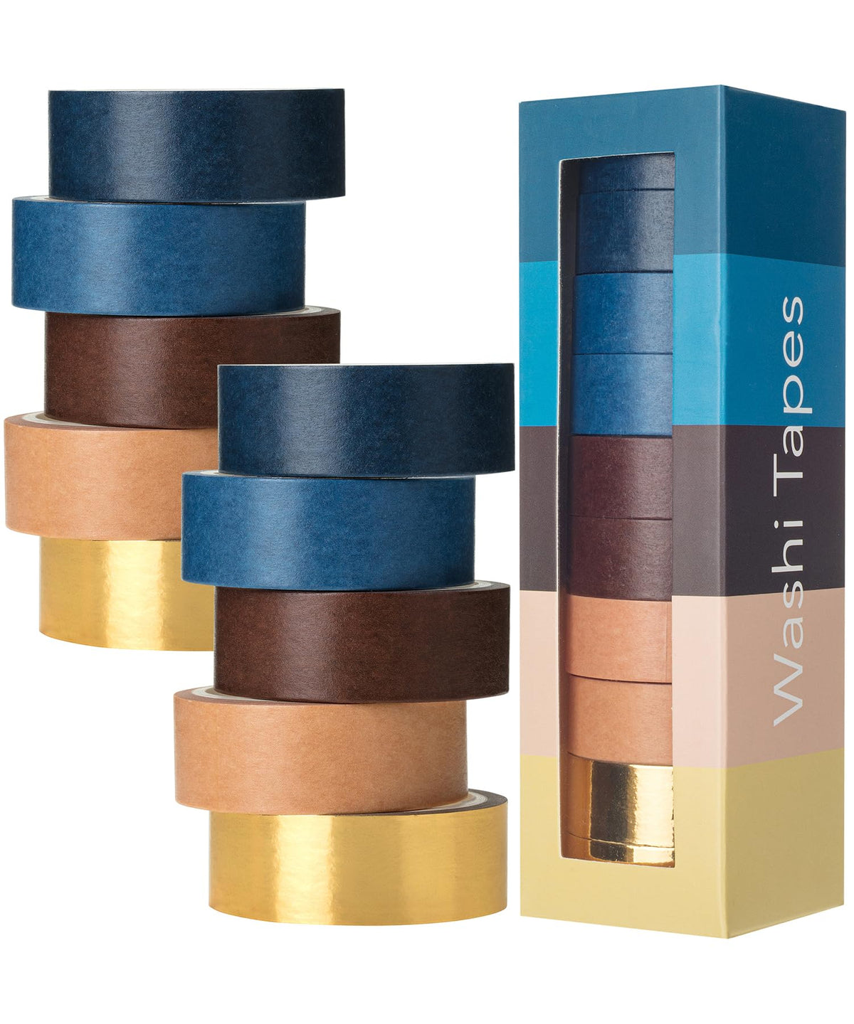 Mr. Pen- Washi Tape Set, 10 Rolls, 5 Yards/Roll, Washi Tape for Scrapbook