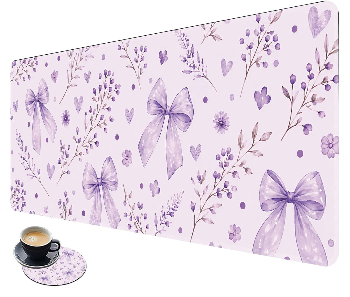 Desk Mat Large Gaming Mouse Pad + Coaster