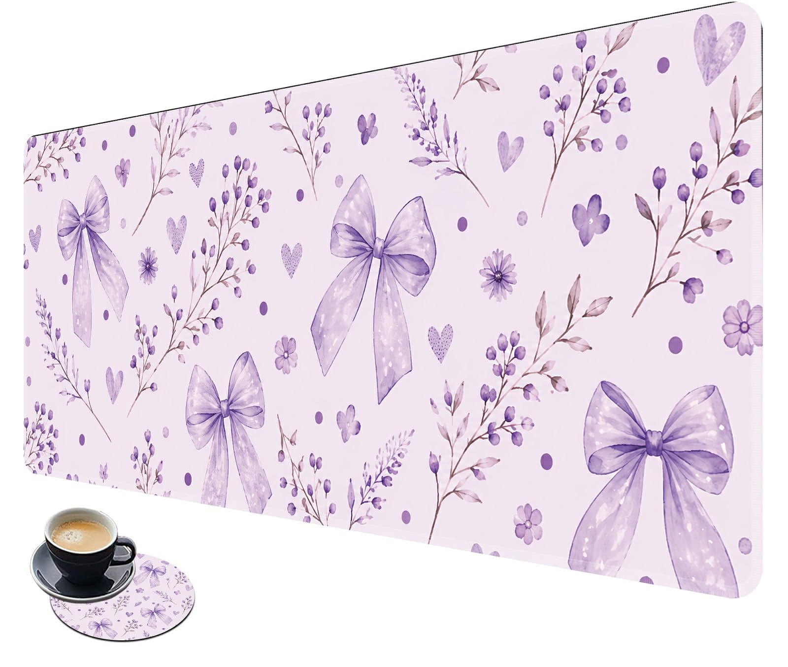 Desk Mat Large Gaming Mouse Pad + Coaster