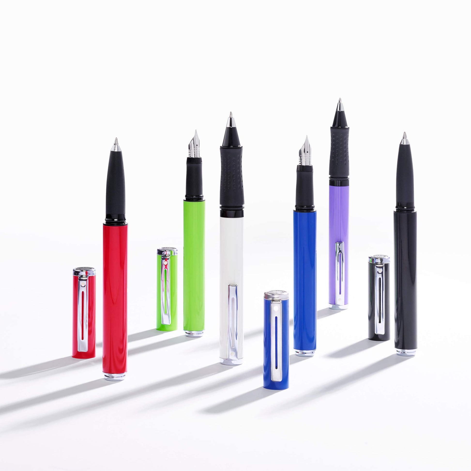 Sheaffer Pop Glossy White Gel Rollerball Pen with Chrome Trim