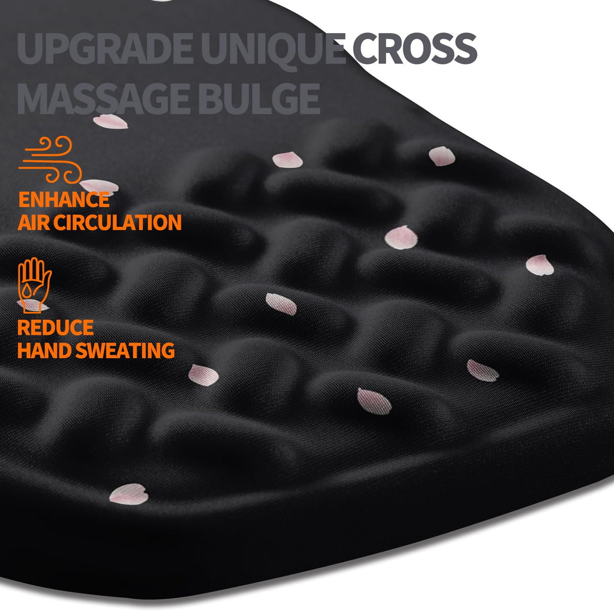 Armanza Ergonomic Slope Mouse Pad Wrist Support, Wrist Rest Mousepad for Carpal Tunnel Pain Relief
