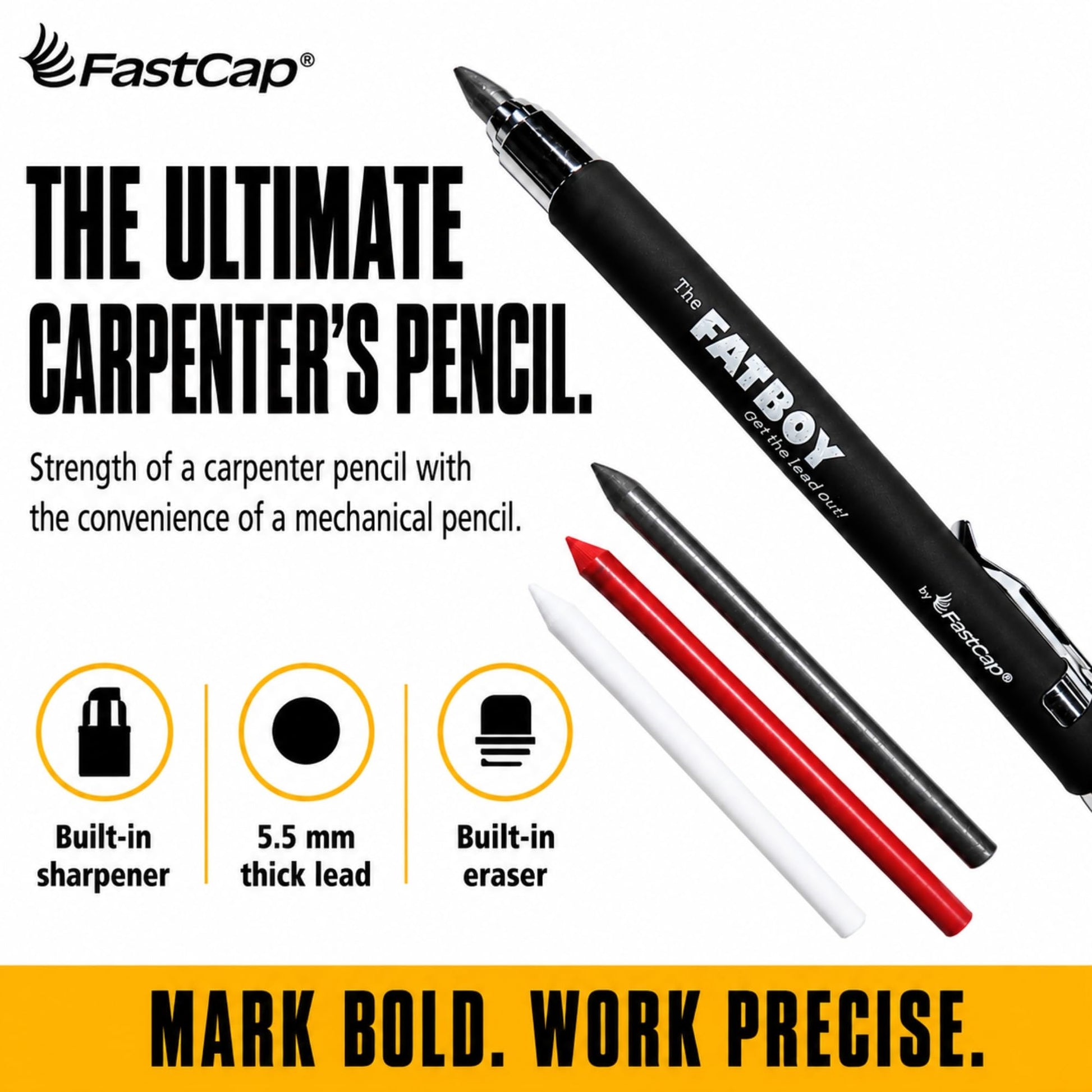 FastCap Fatboy Extreme Carpenter/Mechanical Pencil
