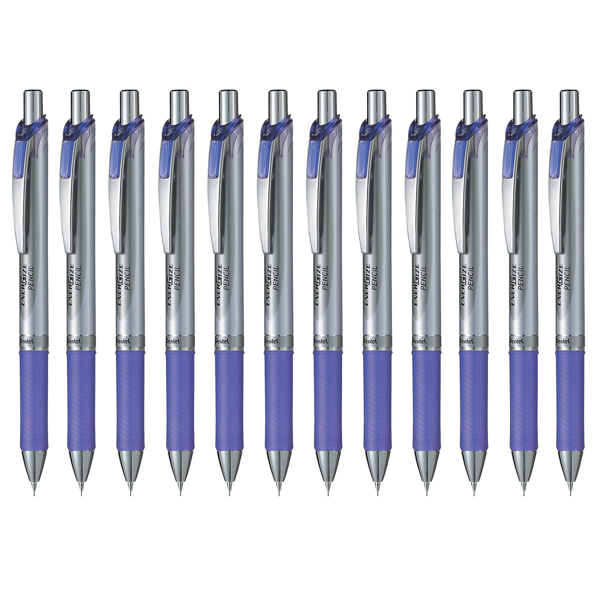 Pentel 0.5 mm EnerGize Automatic Pencil - Purple Barrel (Pack of 12)