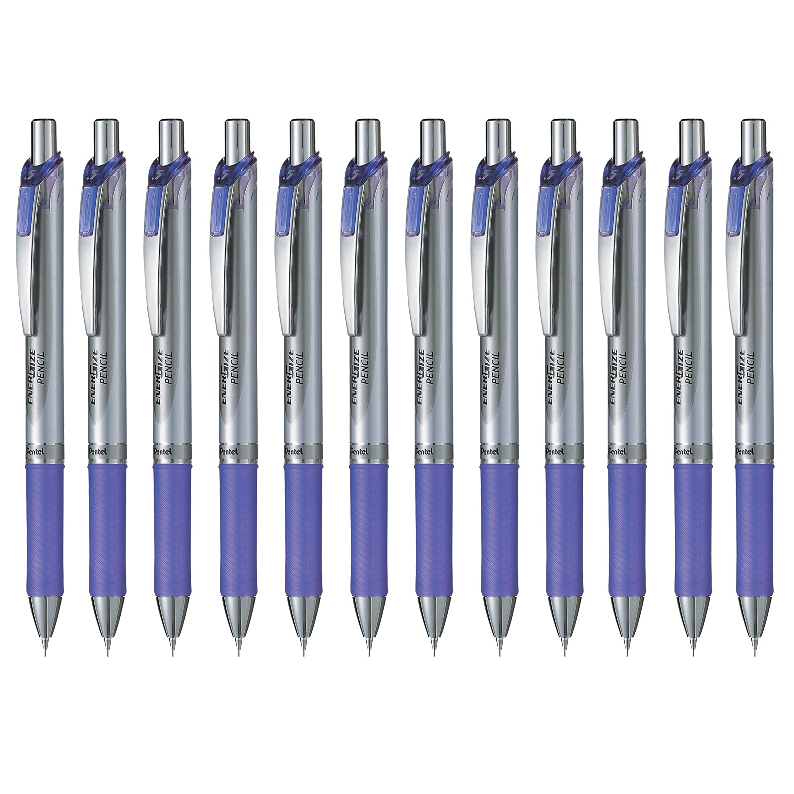 Pentel 0.5 mm EnerGize Automatic Pencil - Purple Barrel (Pack of 12)