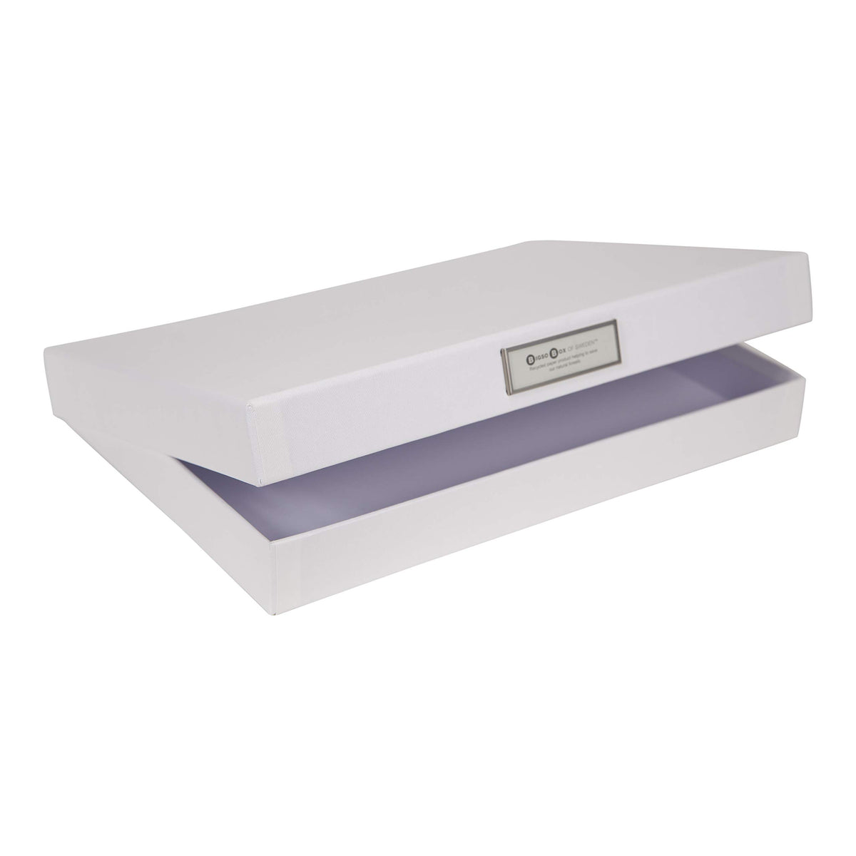 Bigso Sven Fiberboard Classic Hinged Document Box - File Organizer for Important Paperwork