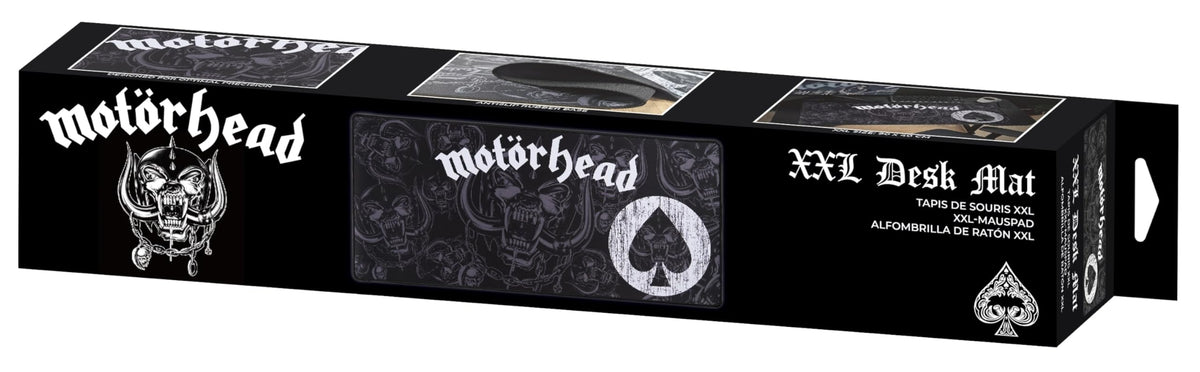 SUBSONIC Motorhead Mouse Pad XXL 35x15 in – Gaming Desk Mat Extra Large