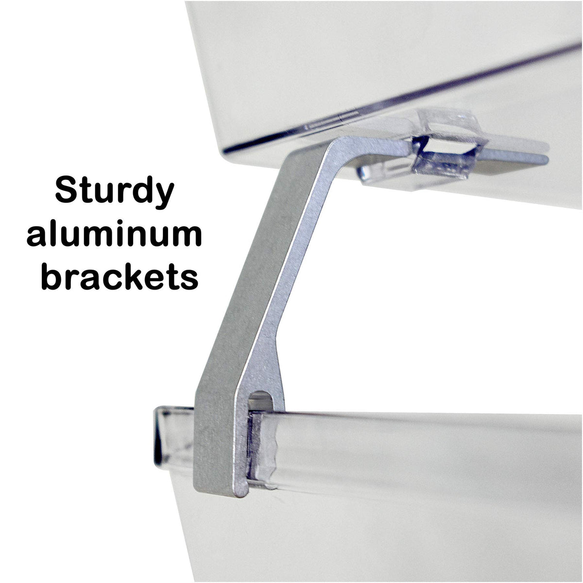 Acrimet Facility 2 Tier Letter Tray, Side Load, Letter Size/A4, Desktop File Organizer, Plastic