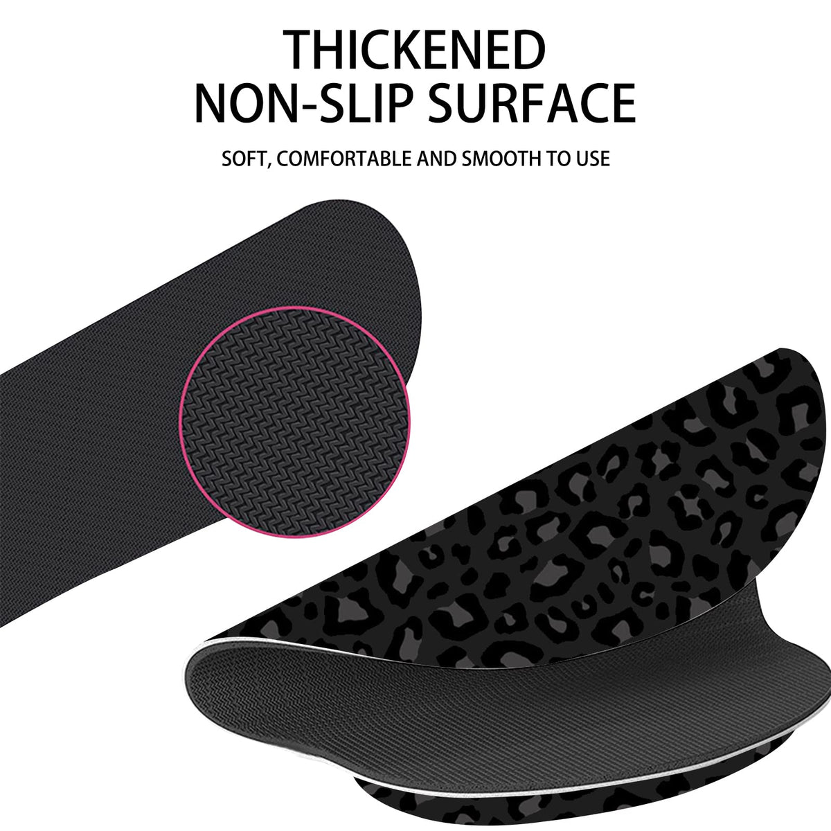 Deokke 2Pcs Keyboard Wrist Rest Pad and Mouse Wrist Rest Support Mouse Pad Set,Ergonomic
