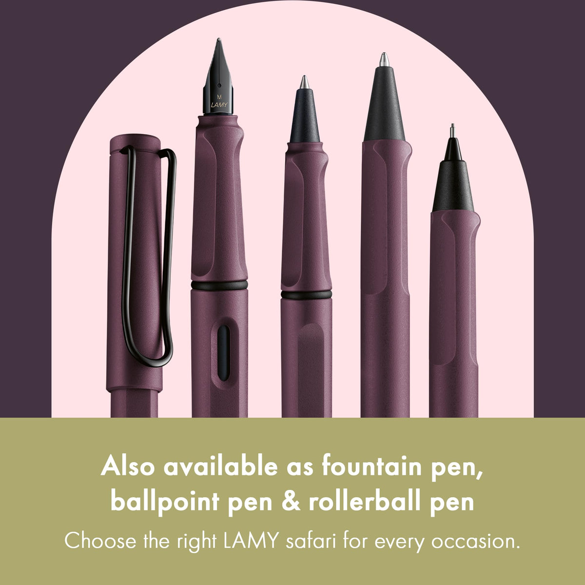 LAMY safari scarlet - Mechanical Pencil with ergonomic grip & body made of robust ASA plastic