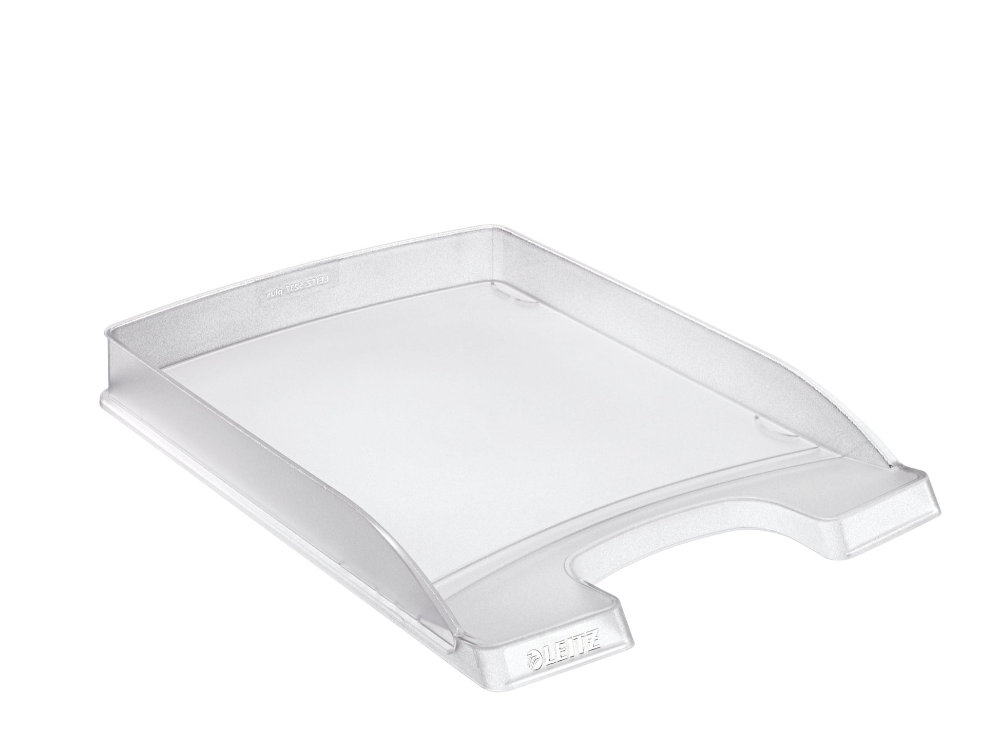 Leitz A4 Letter Tray, Slim, Clear, Plus Range, 52370003