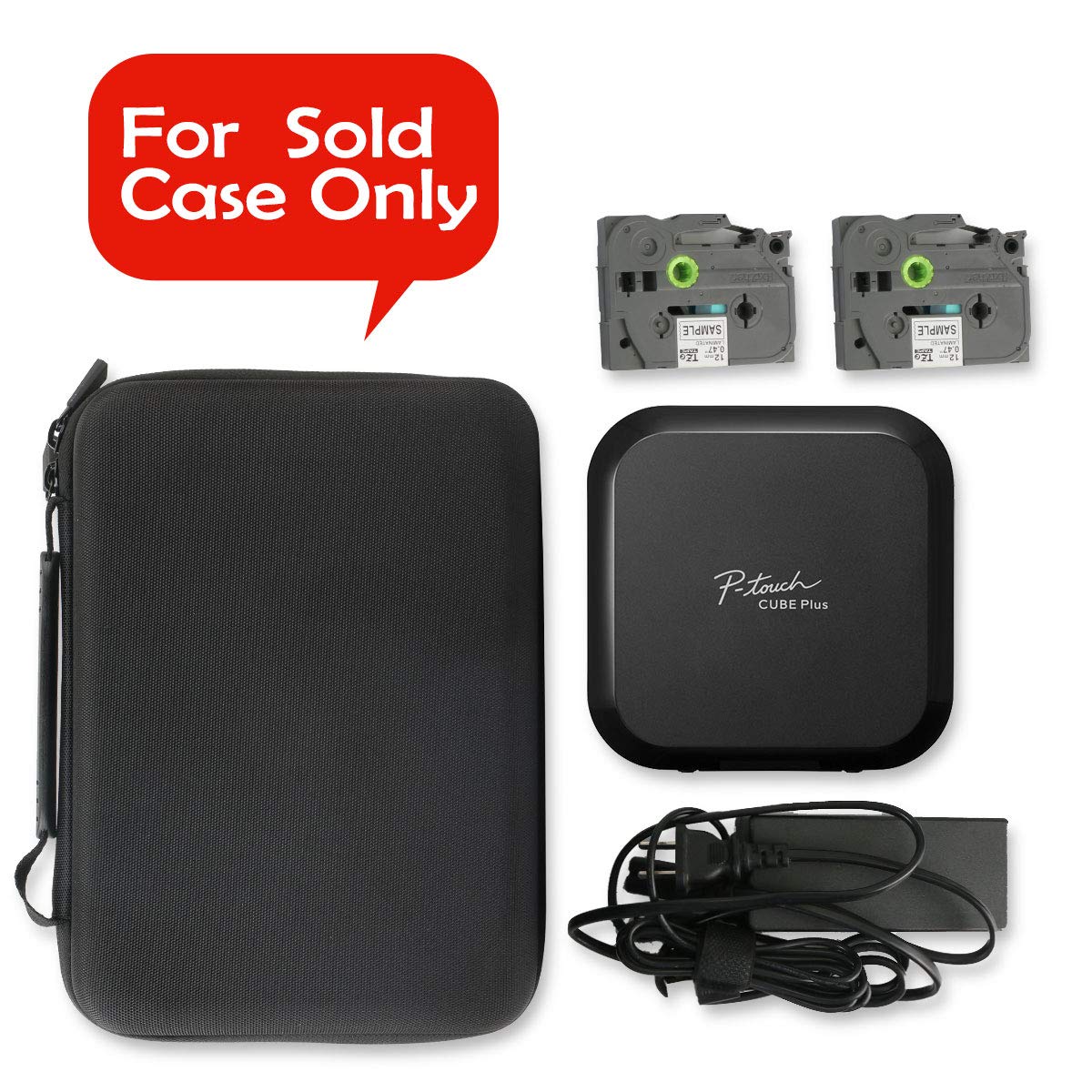 co2CREA Hard Case for Brother P-Touch Cube Plus Versatile Label Maker