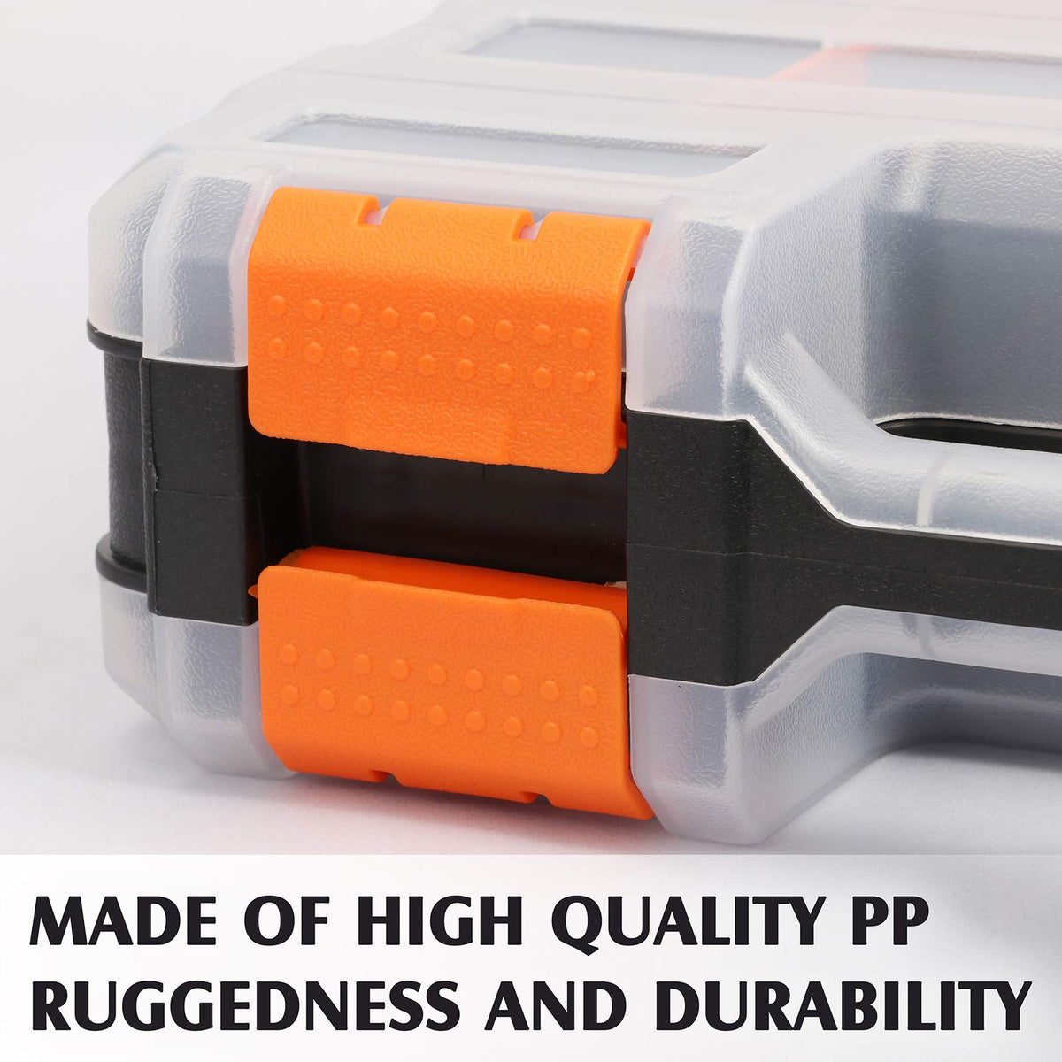 MIXPOWER 34-Compartments Double Sided Organizer with Impact Resistant Polymer and Customized