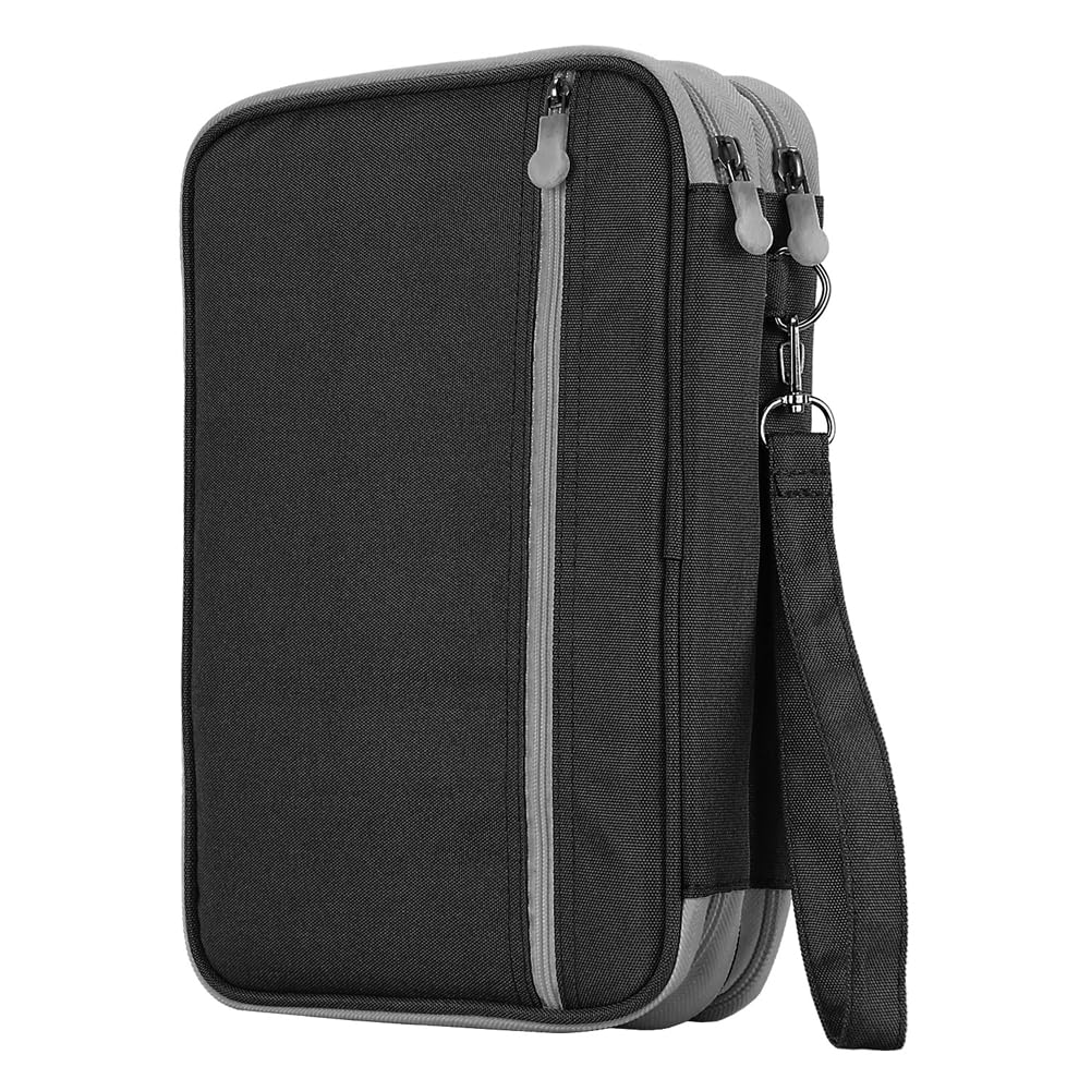 YOUSHARES 192 Slots Colored Pencil Case, Large Capacity Pencil Holder Pen Organizer Bag with Zipper