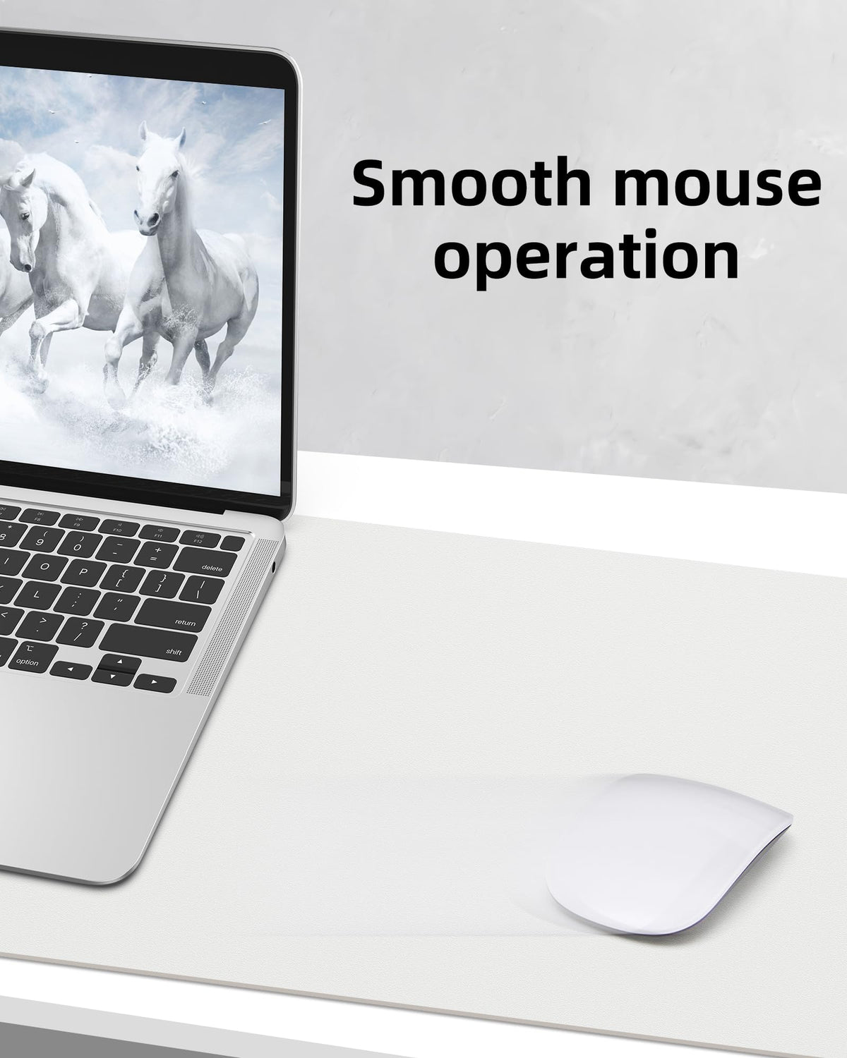 Large Desk Mat,55" x 17"Leather Desk Pad Protector,Large Mouse Pad,Office Desk Mat, Non-Slip PU