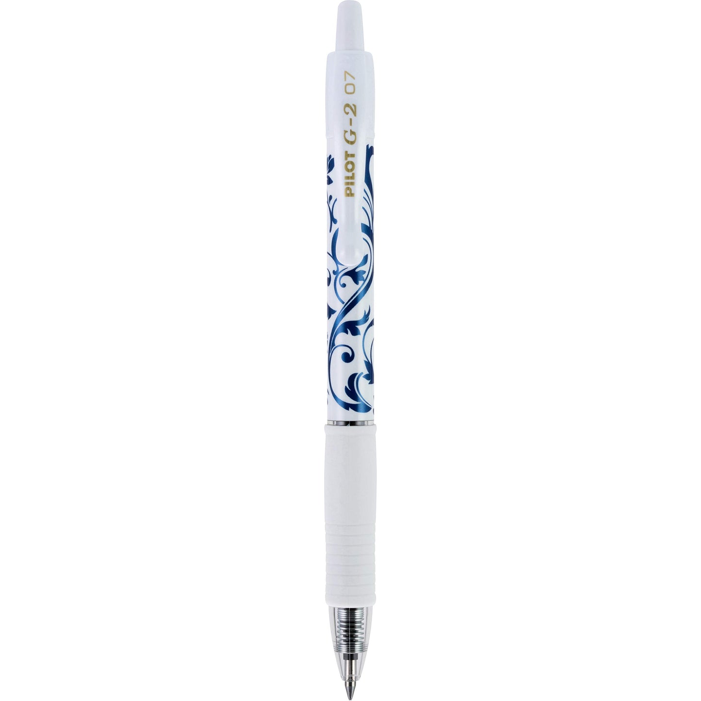 PILOT G2 Fashion Collection Premium Gel Ink Pens, Fine Point (0.7mm), White Barrels with Assorted