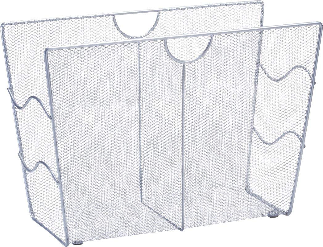 Zeller 17742 39 x 17.5 x 27 cm Newspaper/Magazine Holder Mesh Anthracite