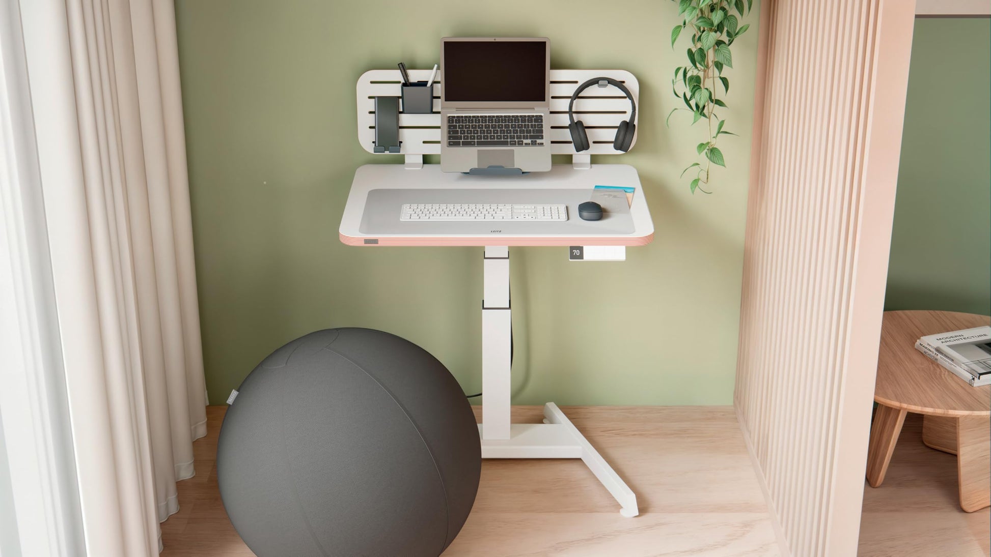 Leitz Large Desk Pad, Waterproof Desk Pad, Matte Desk Pad for Laptop, Office and Home, Easy to