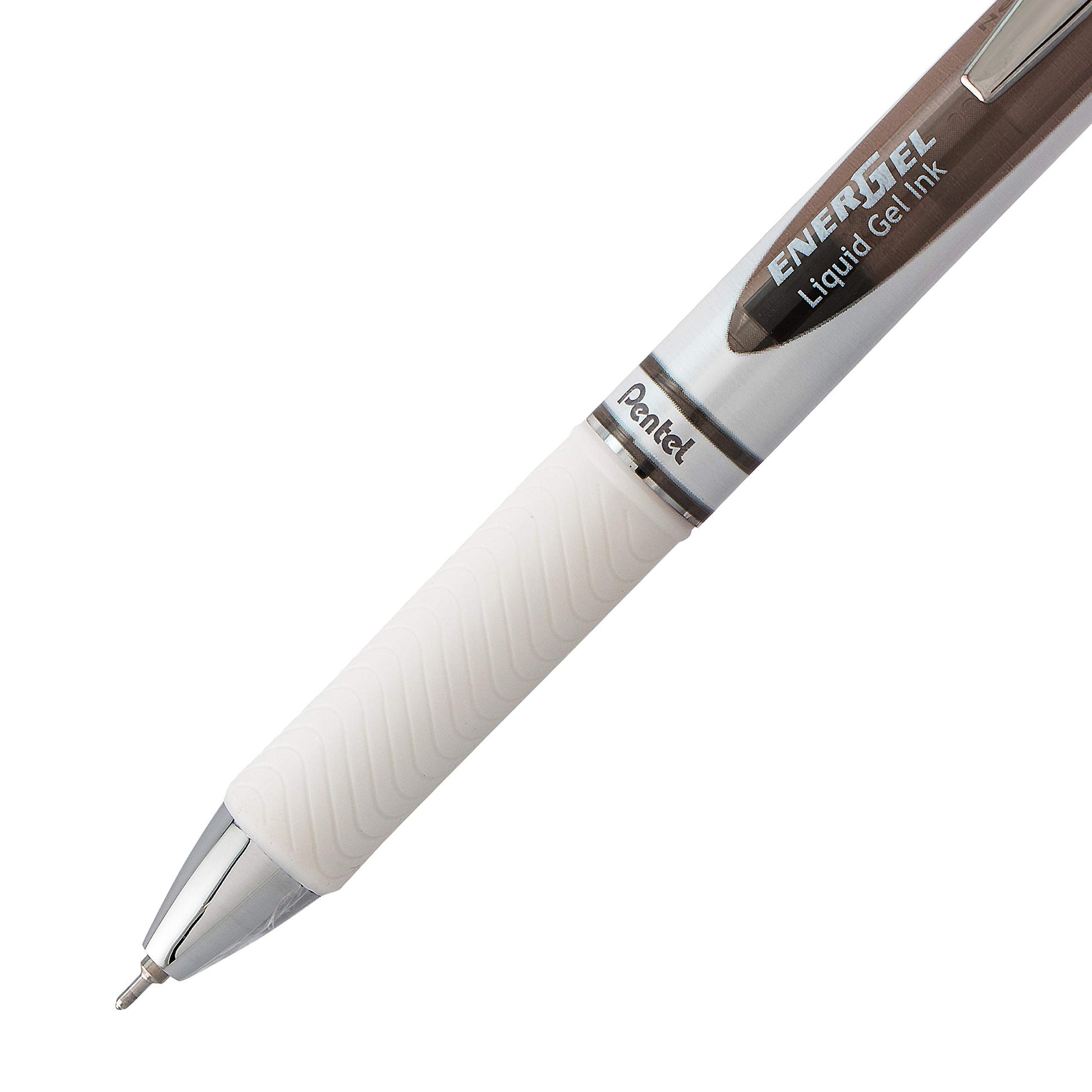 Pentel EnerGel Pearl RTX Retractable Liquid Gel Pen, (0.7mm), Medium Line, Needle Tip, Black Ink