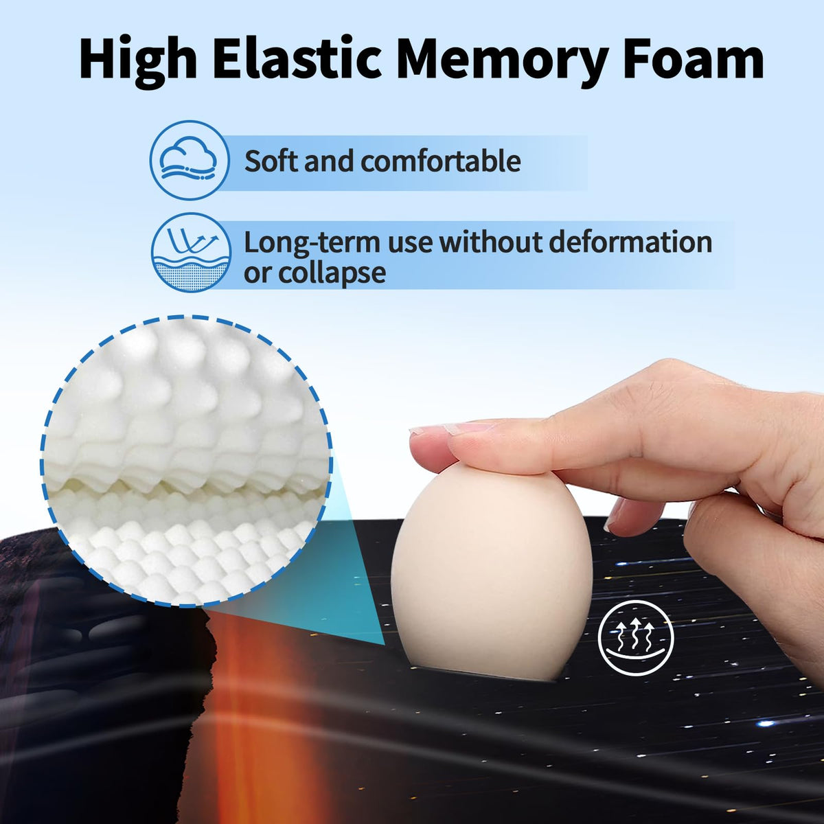YIWEI Ergonomic Mouse Pad with Wrist Rest for Carpal Tunnel Pain Relief