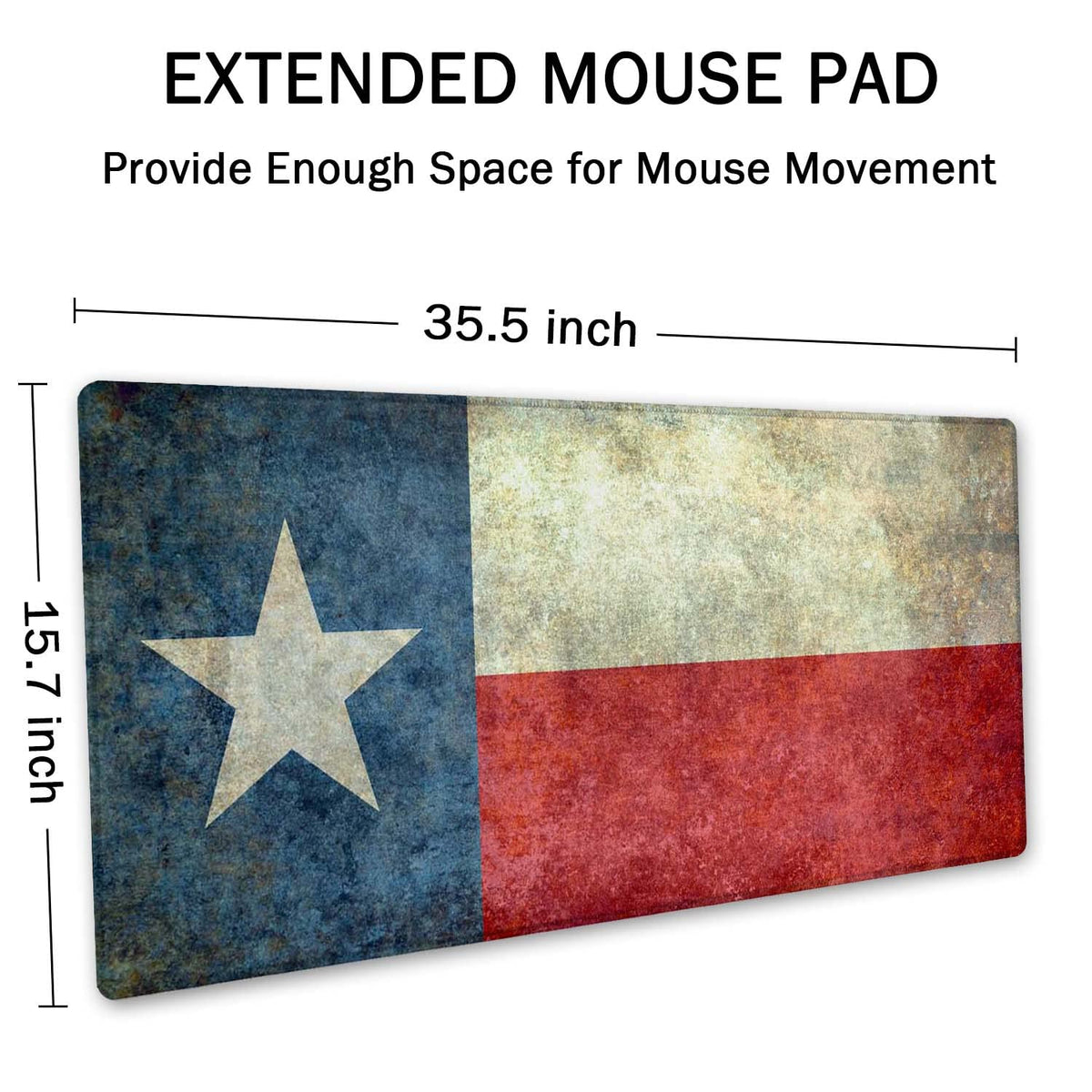 SSOIU Large Mouse Pad, Full Desk XXL Extended Gaming Mouse Pad 35.5" X 15.7", Waterproof Desk Mat