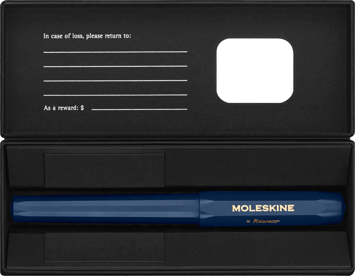 Moleskine x Kaweco, Ballpen, 1.0mm Point, Blue with Blue Ink