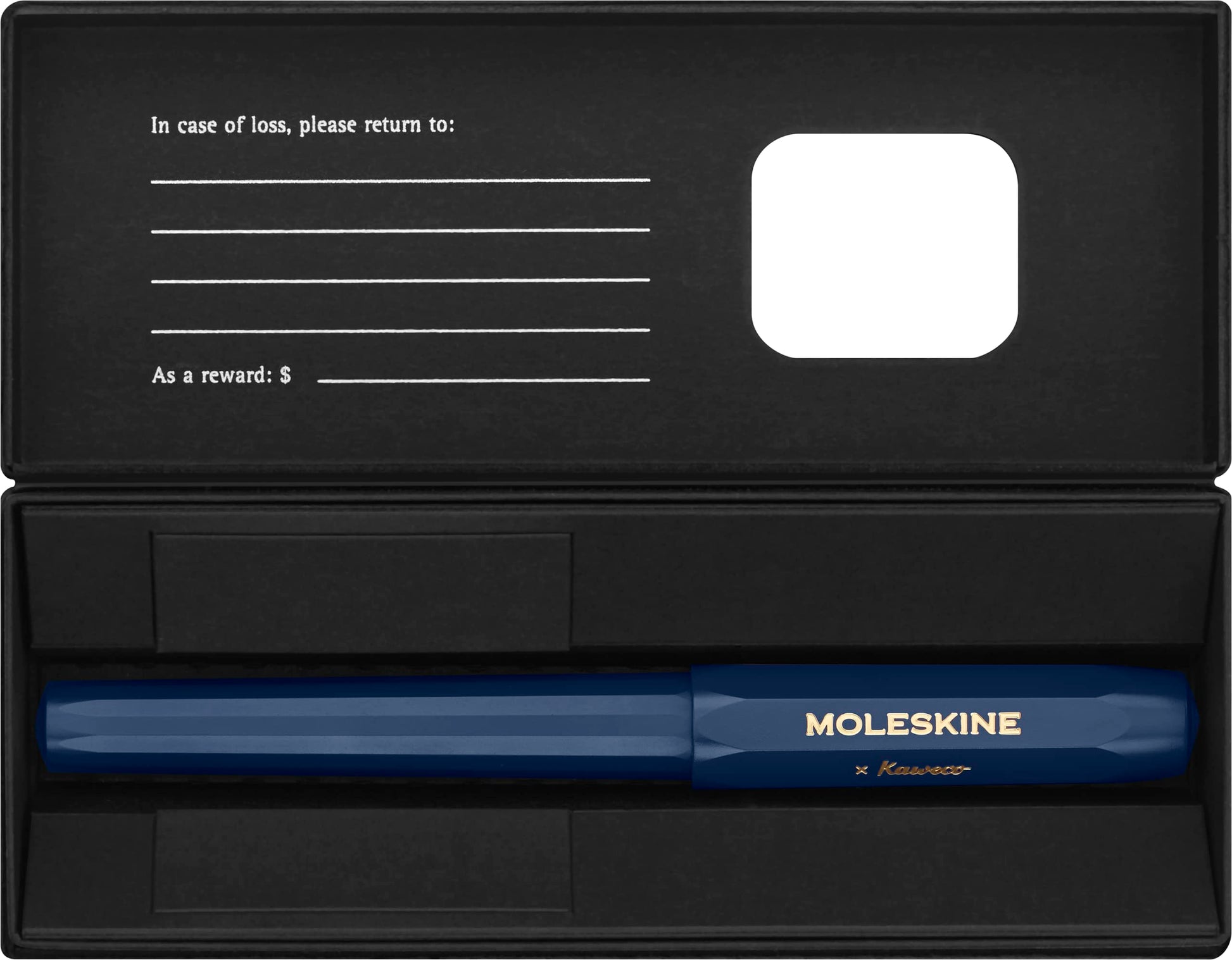 Moleskine x Kaweco, Ballpen, 1.0mm Point, Blue with Blue Ink