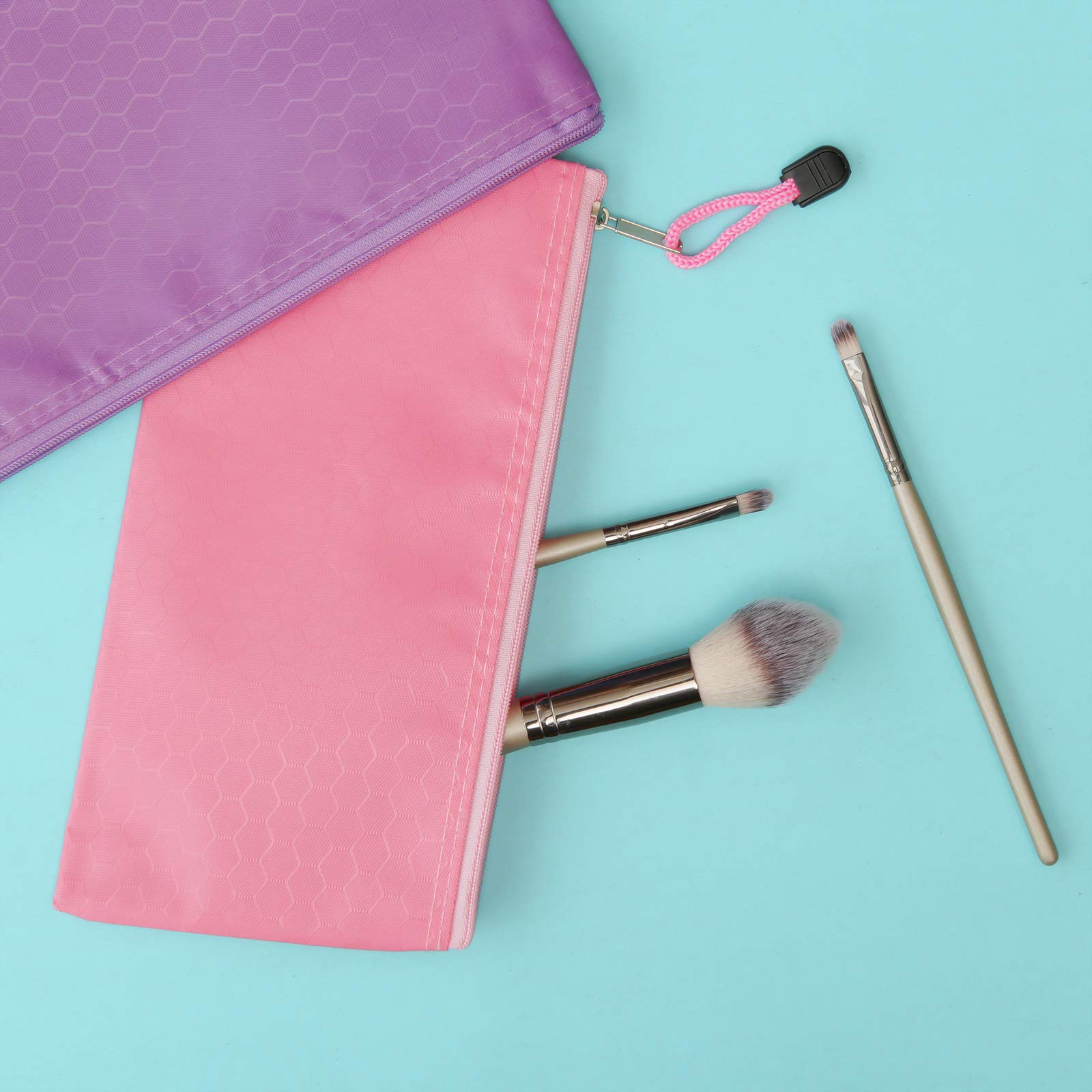 LABUK 29pcs Zipper, Small Zipper, Waterproof, for Travel Cosmetics 12 Colors
