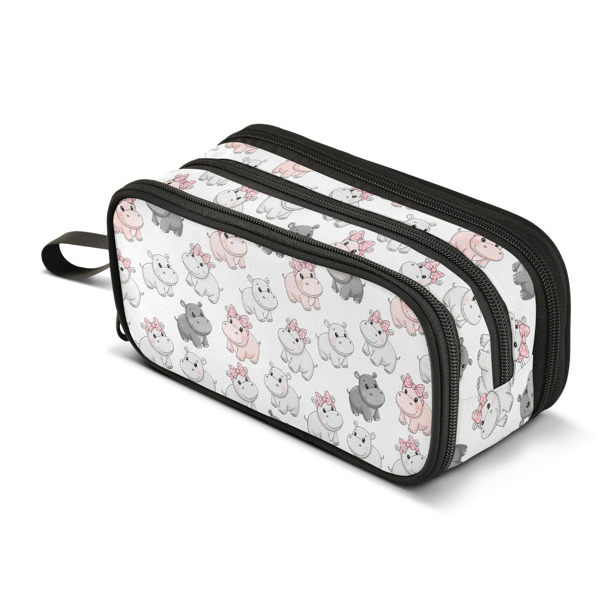 Sletend Pencil Case Snail Mushroom Palm Leaves 3 Compartments Pencil Pouch
